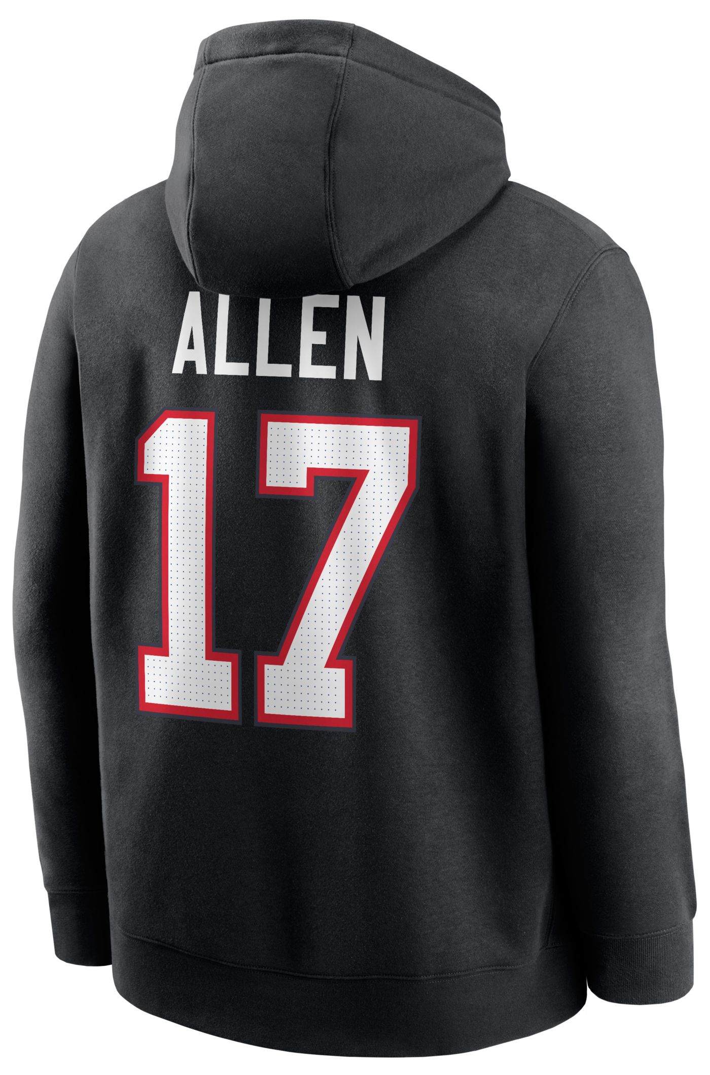 Medium Buffalo Bills deals #17 Josh Allen Pullover Hoodie NEW