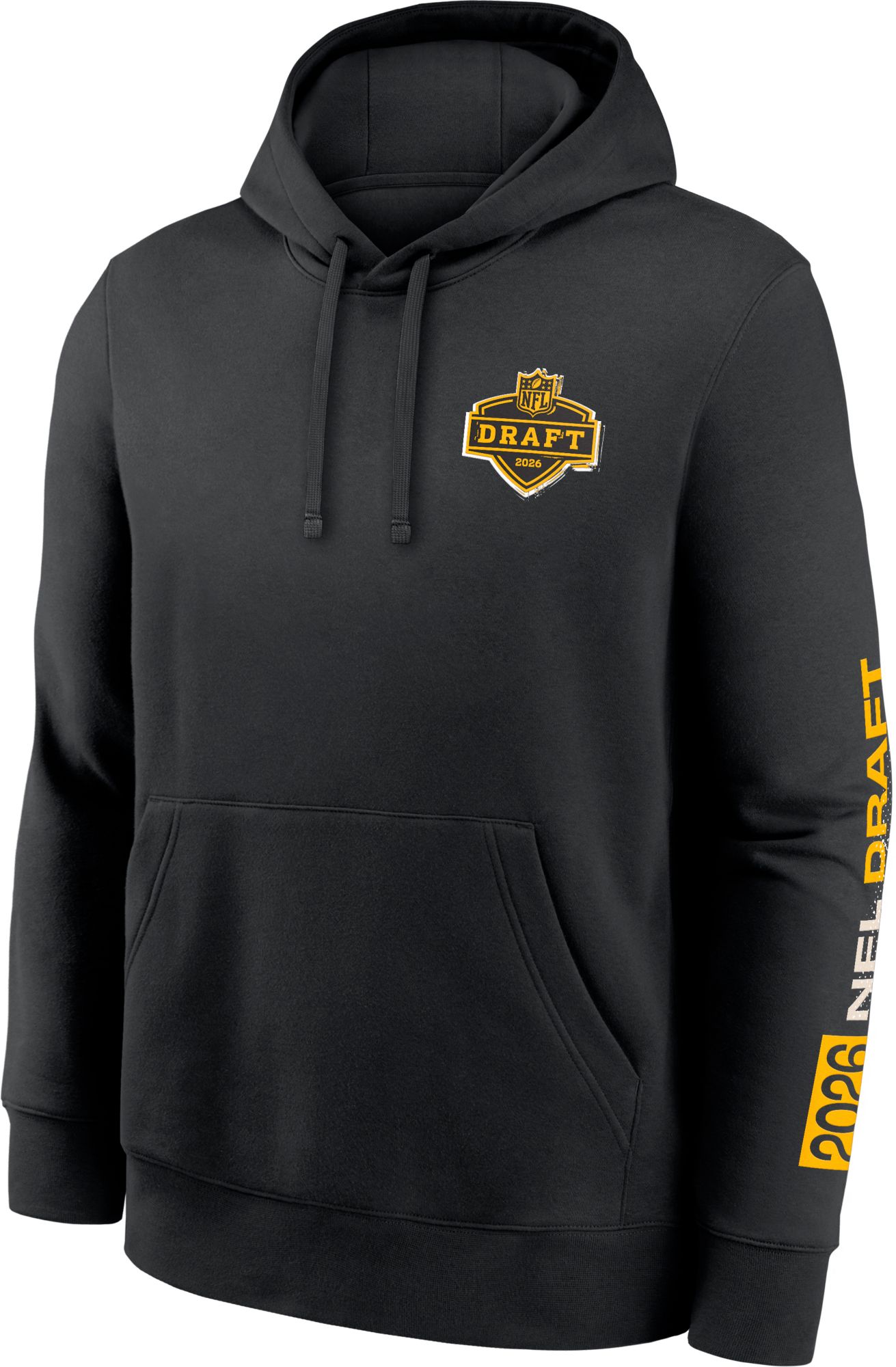 Nike Men's 2026 NFL Draft 'On the Clock' Club Black Pullover Hoodie product image