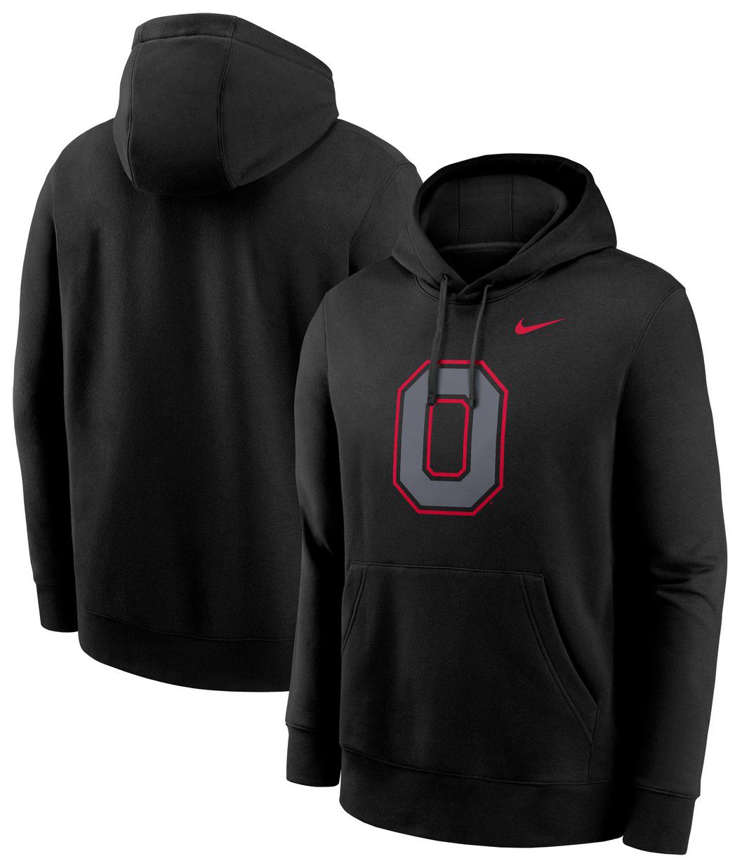 Nike Men's Ohio State Buckeyes Black Color Pop Fleece Hoodie product image