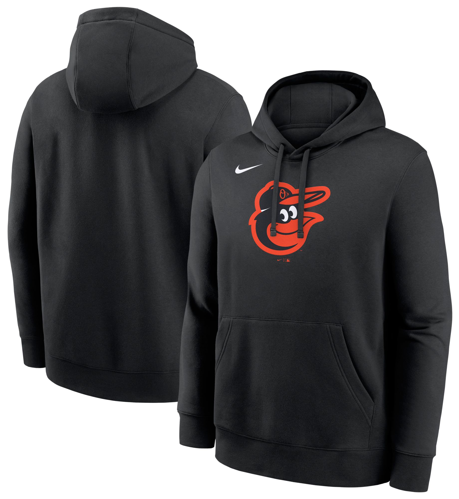Nike Men's Baltimore Orioles Black Core Club Hoodie product image