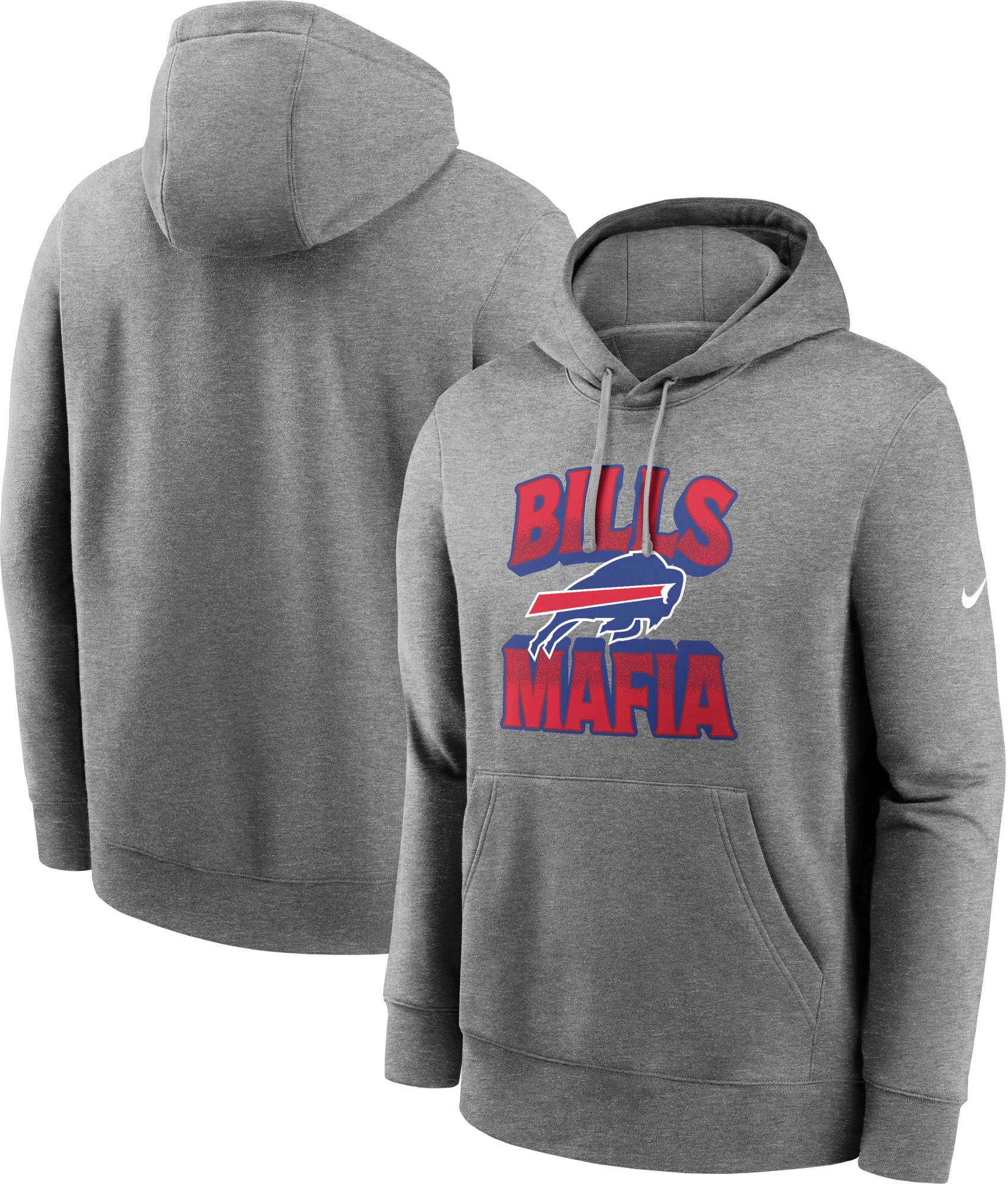 Nike Adult Buffalo Bills Grey Club Fleece Hoodie product image