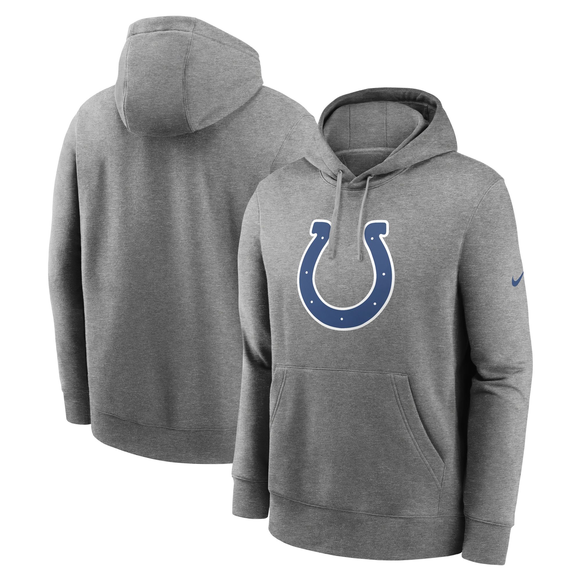 Nike Men's Indianapolis Colts Dark Gray Heather Club Fleece Hoodie product image