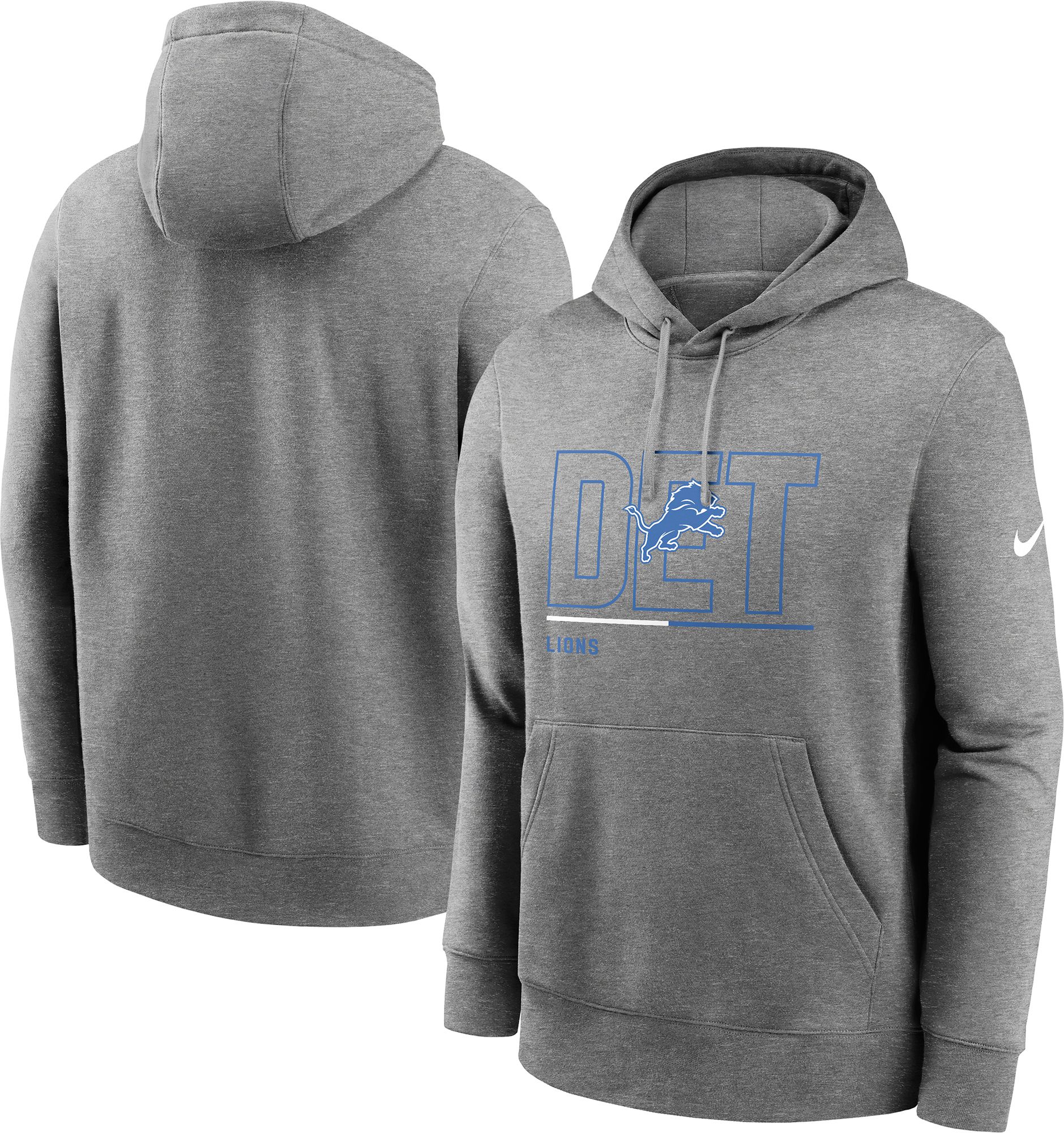 Nike Men's Detroit Lions Dark Grey City Code 2025 Club Hoodie product image