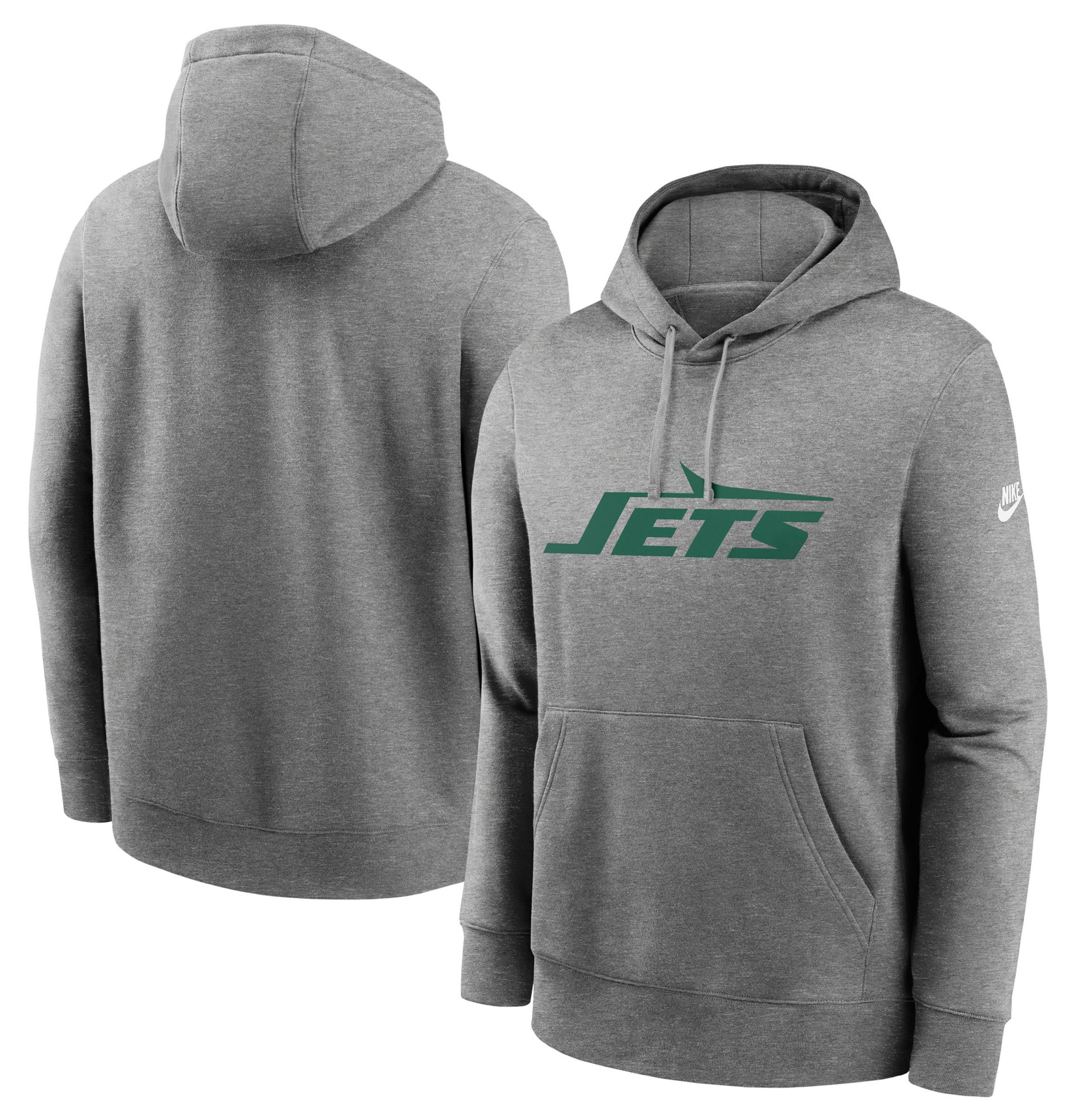 Nike Men's New York Jets Boxy Dark Grey Heather Long Sleeve T-Shirt product image