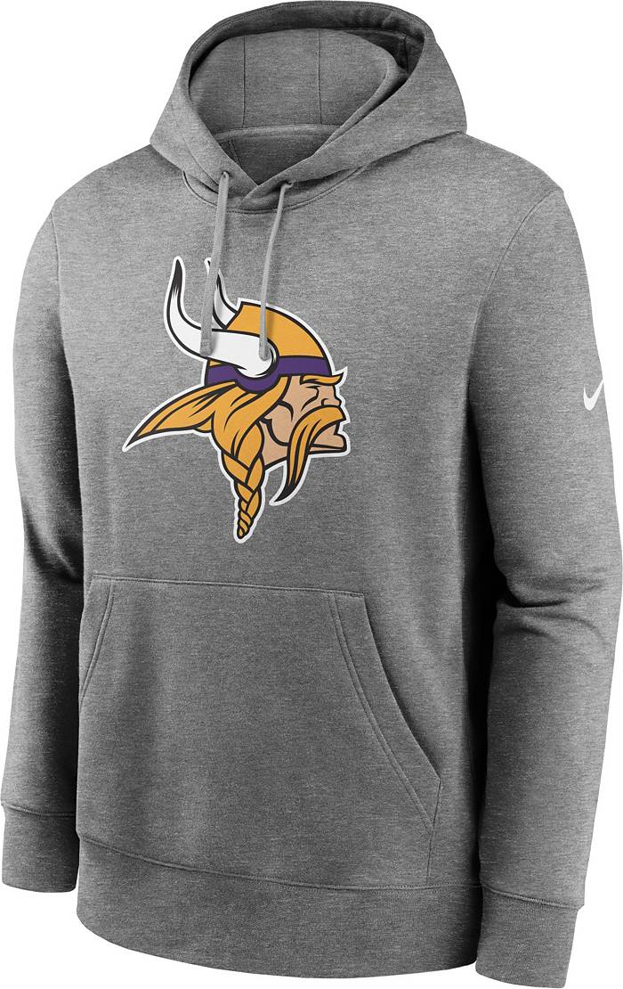 Nike Men's Minnesota Vikings Historic Club Grey Hoodie