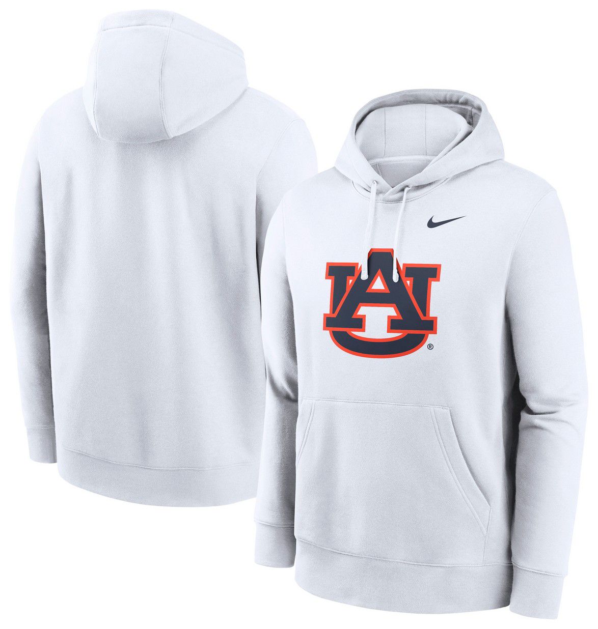 Nike Adult Auburn Tigers Primary Logo White Pullover Hoodie product image