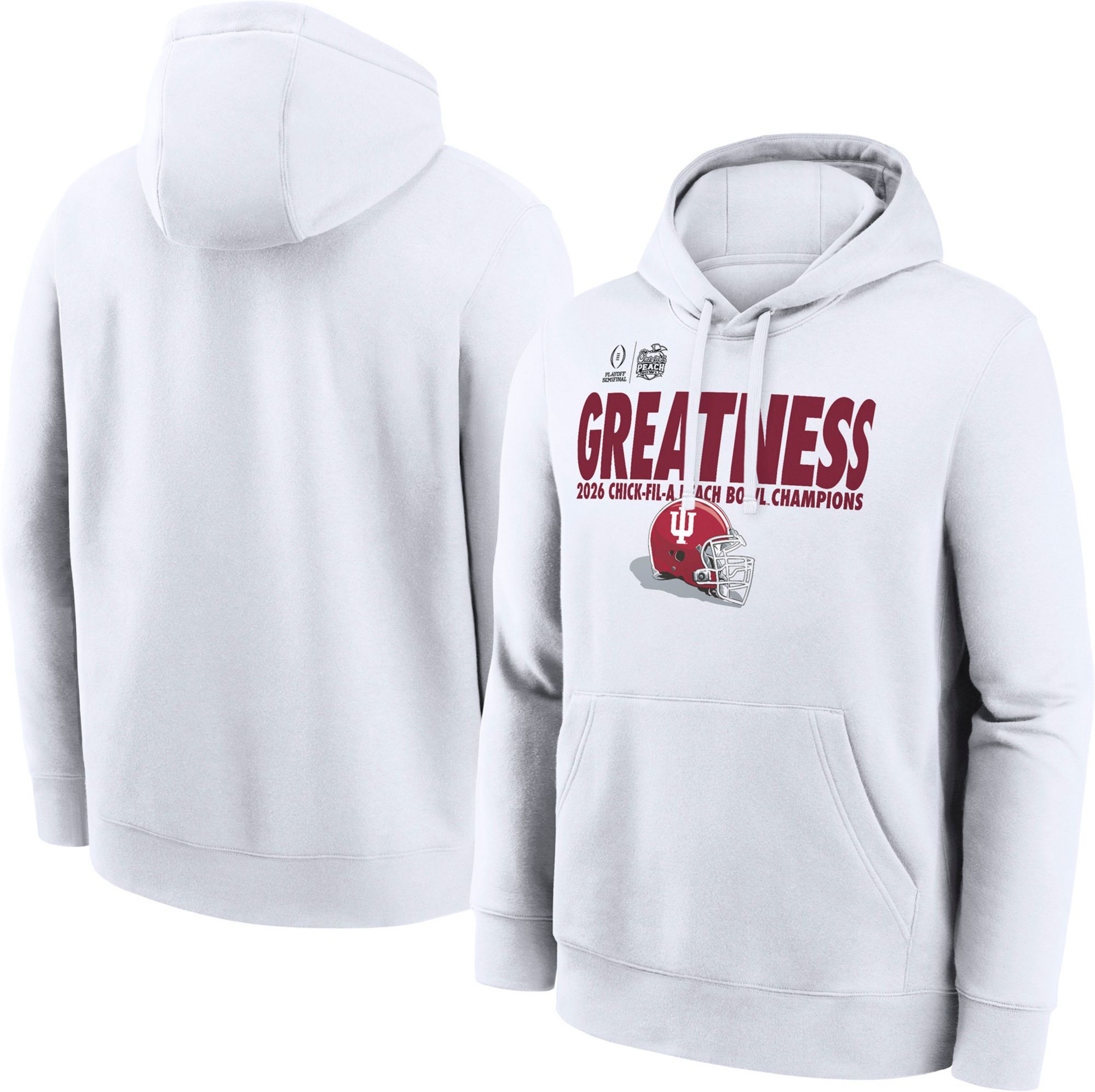 NCAA Adult 2026 Peach Bowl Champions Indiana Hoosiers Hoodie product image