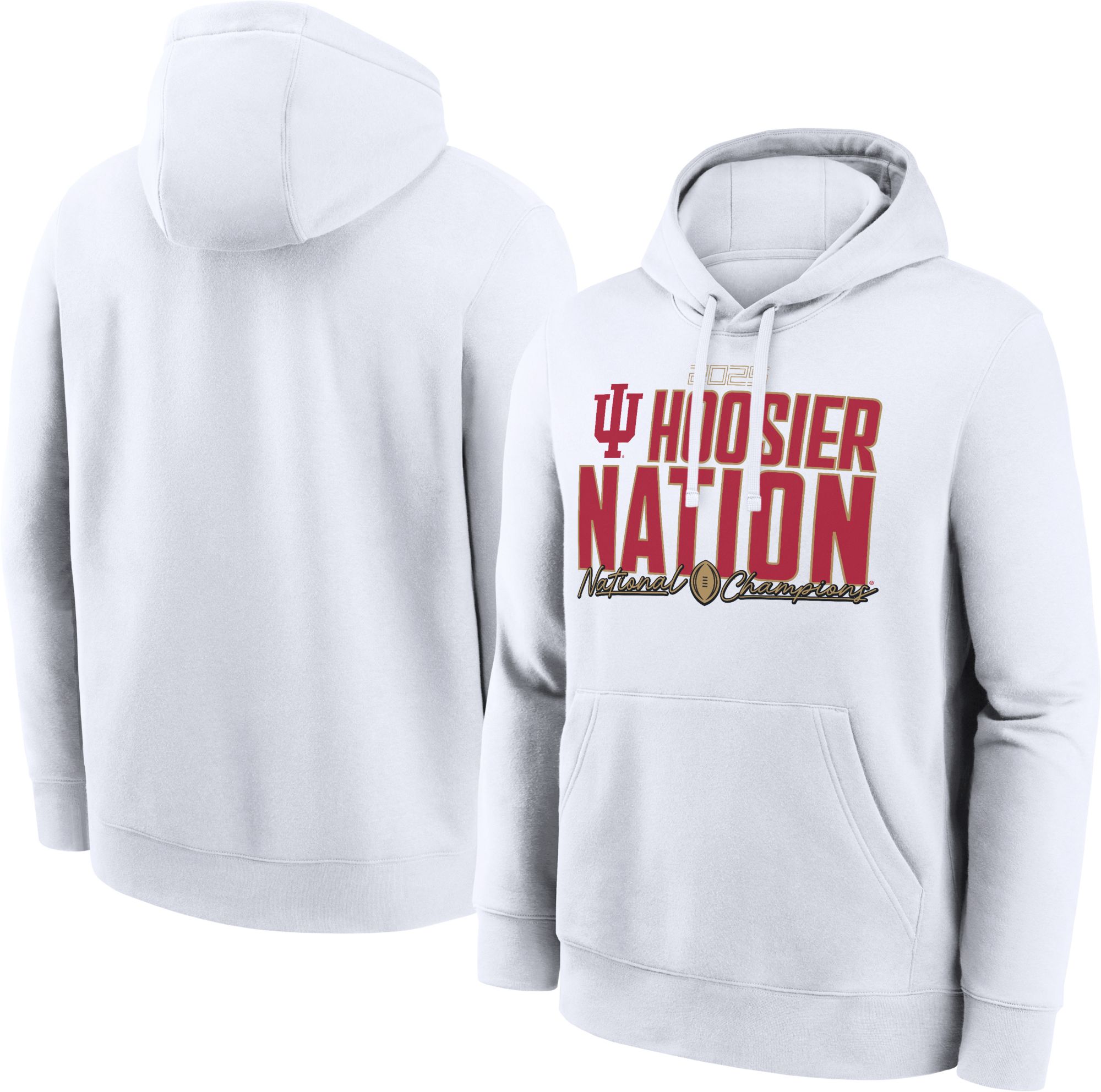 Nike Adult Indiana Hoosiers Mantra 2025-26 CFP National Champions Hoodie product image