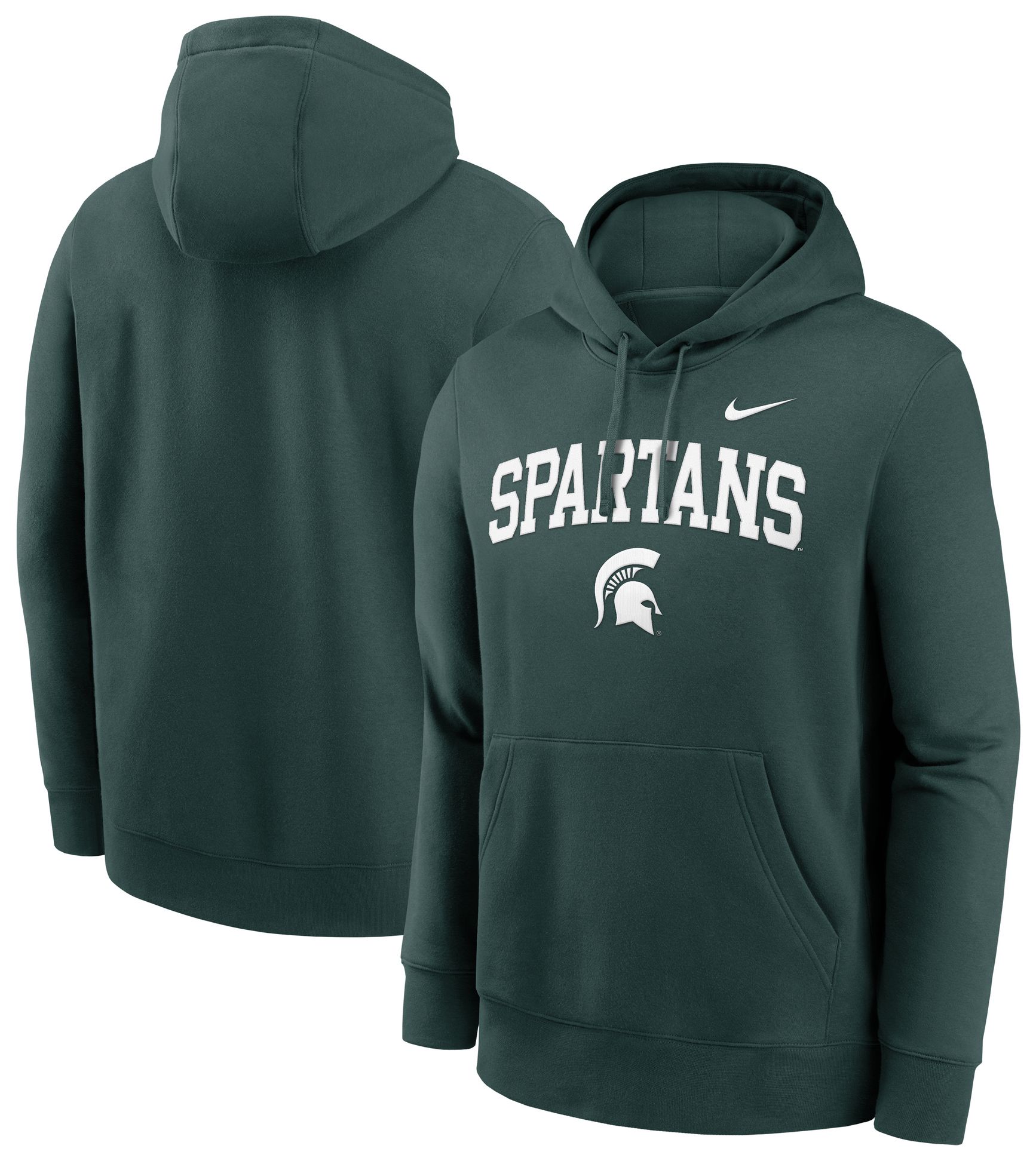 Nike Adult Michigan State Spartans Club Fleece Pro Green Hoodie product image