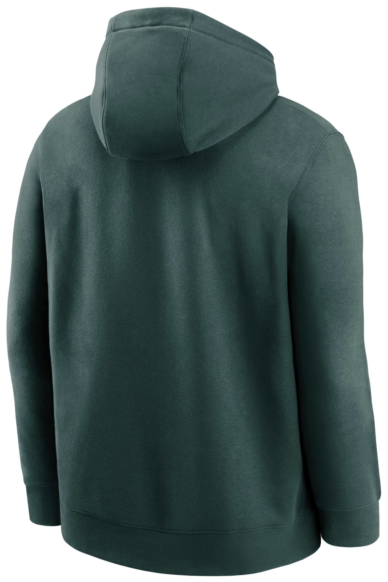 Nike Men's Michigan State Spartans Green Retro Double-Hit Fleece Hoodie product image