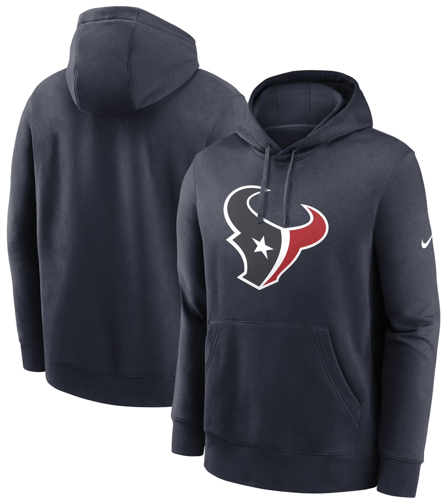 Nike Men's Houston Texans Marine Club Fleece Logo Pullover Hoodie product image