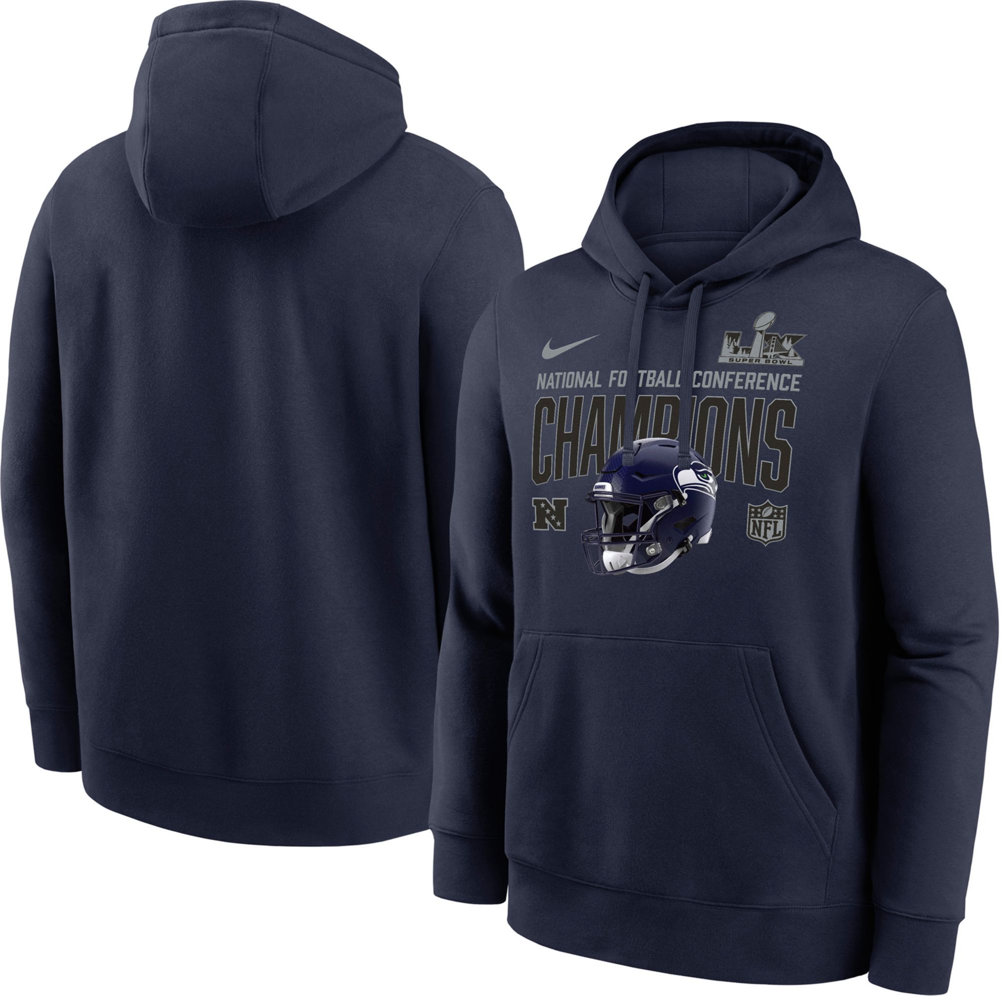 Nike Men's 2025-26 NFC Champions Seattle Seahawks Helmet Hoodie product image