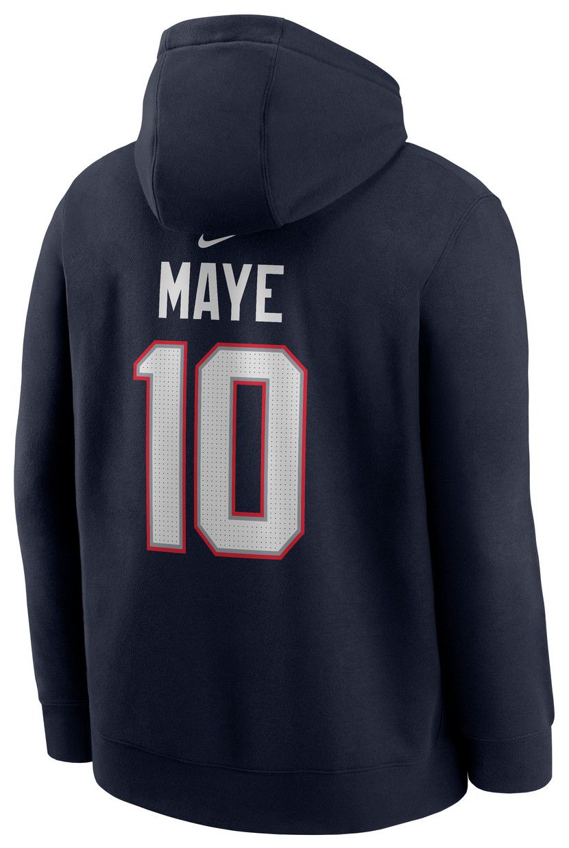 Nike Men's New England Patriots Drake Maye #10 Pullover Hoodie product image
