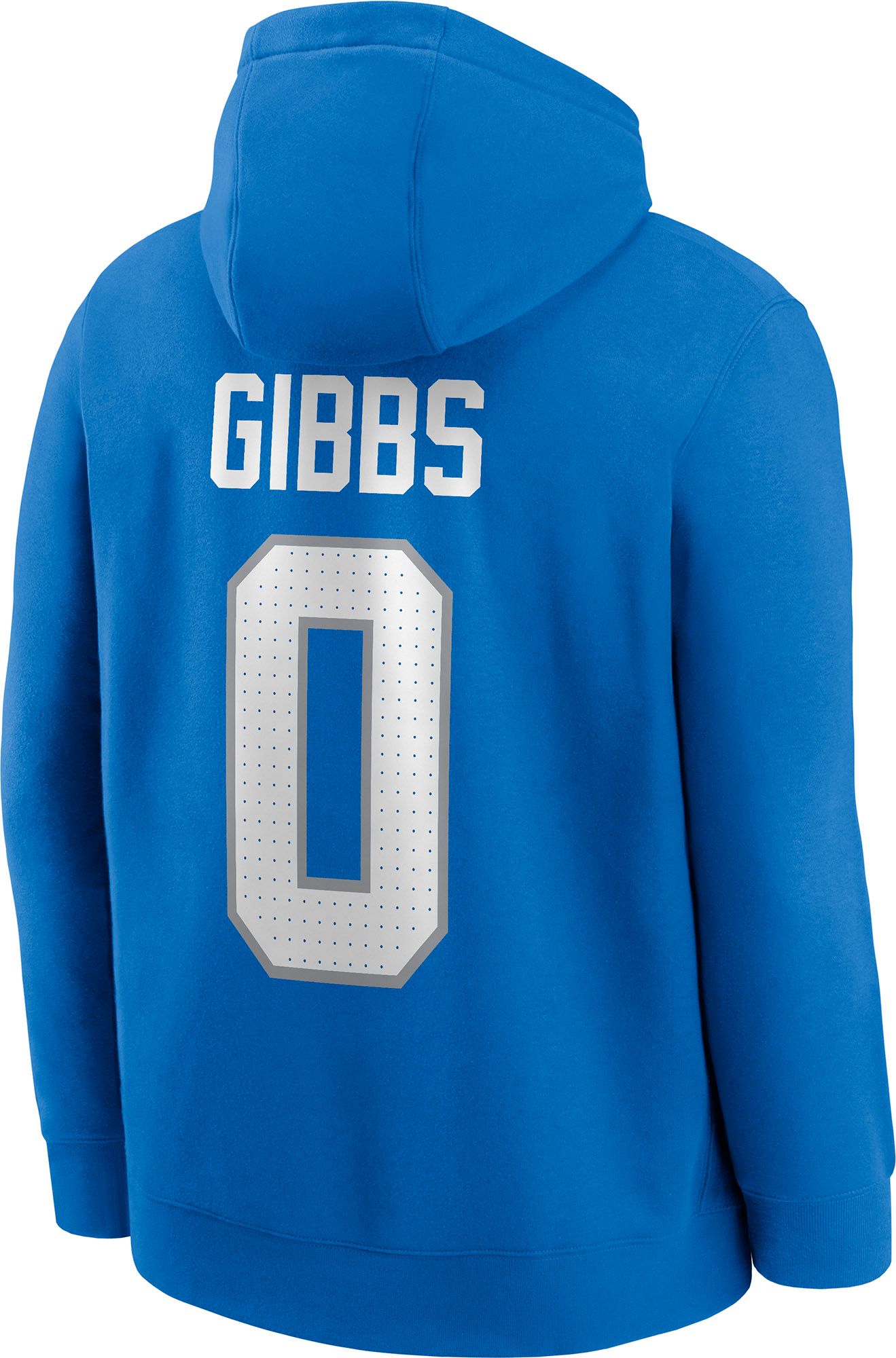 Nike Men's Detroit Lions Jahmyr Gibbs #0 Blue Pullover Hoodie product image