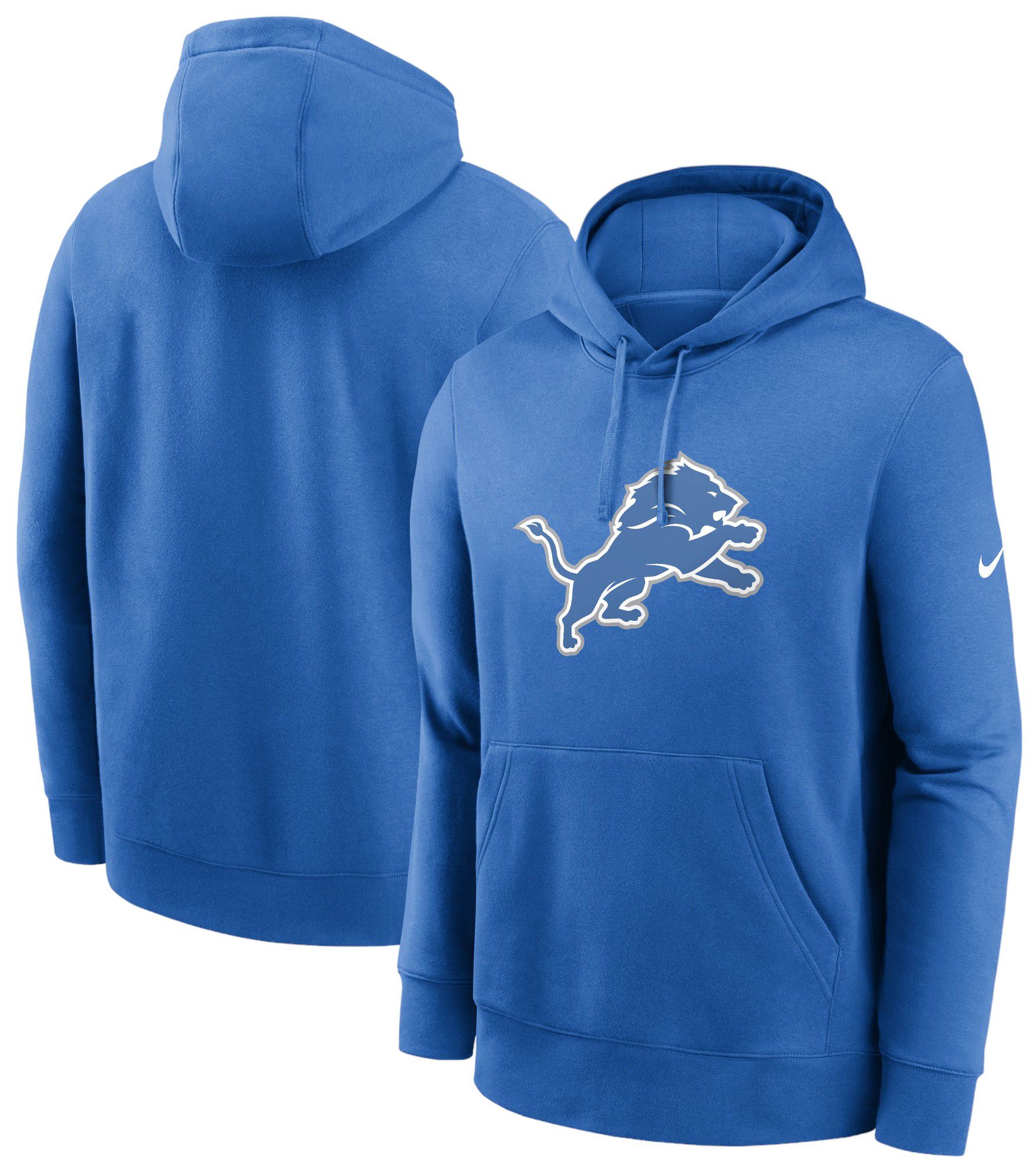Nike Men's Detroit Lions Club Blue Spark Pullover Hoodie product image