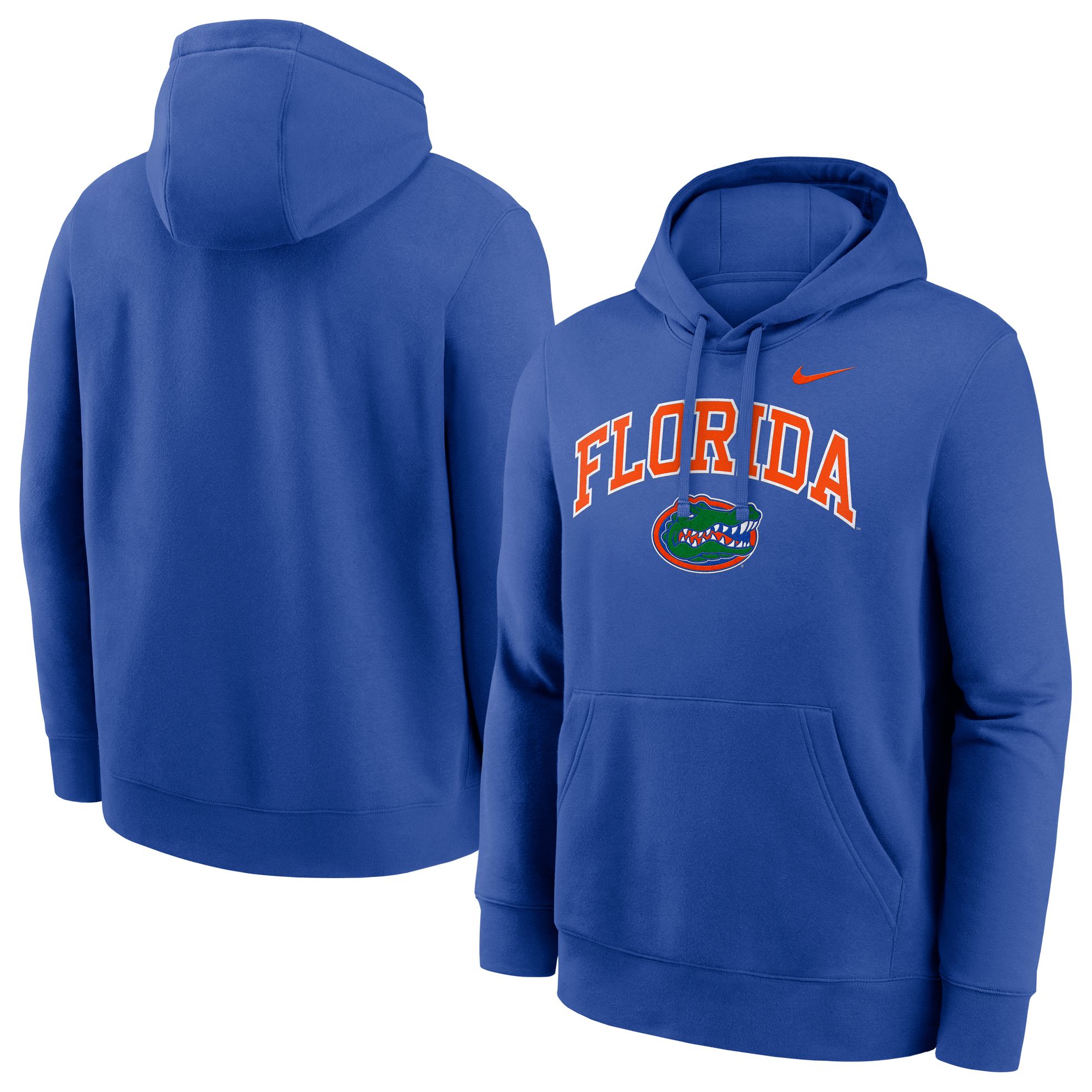 Nike Men's Florida Gators Game Royal Club Fleece Arch Pullover Hoodie product image