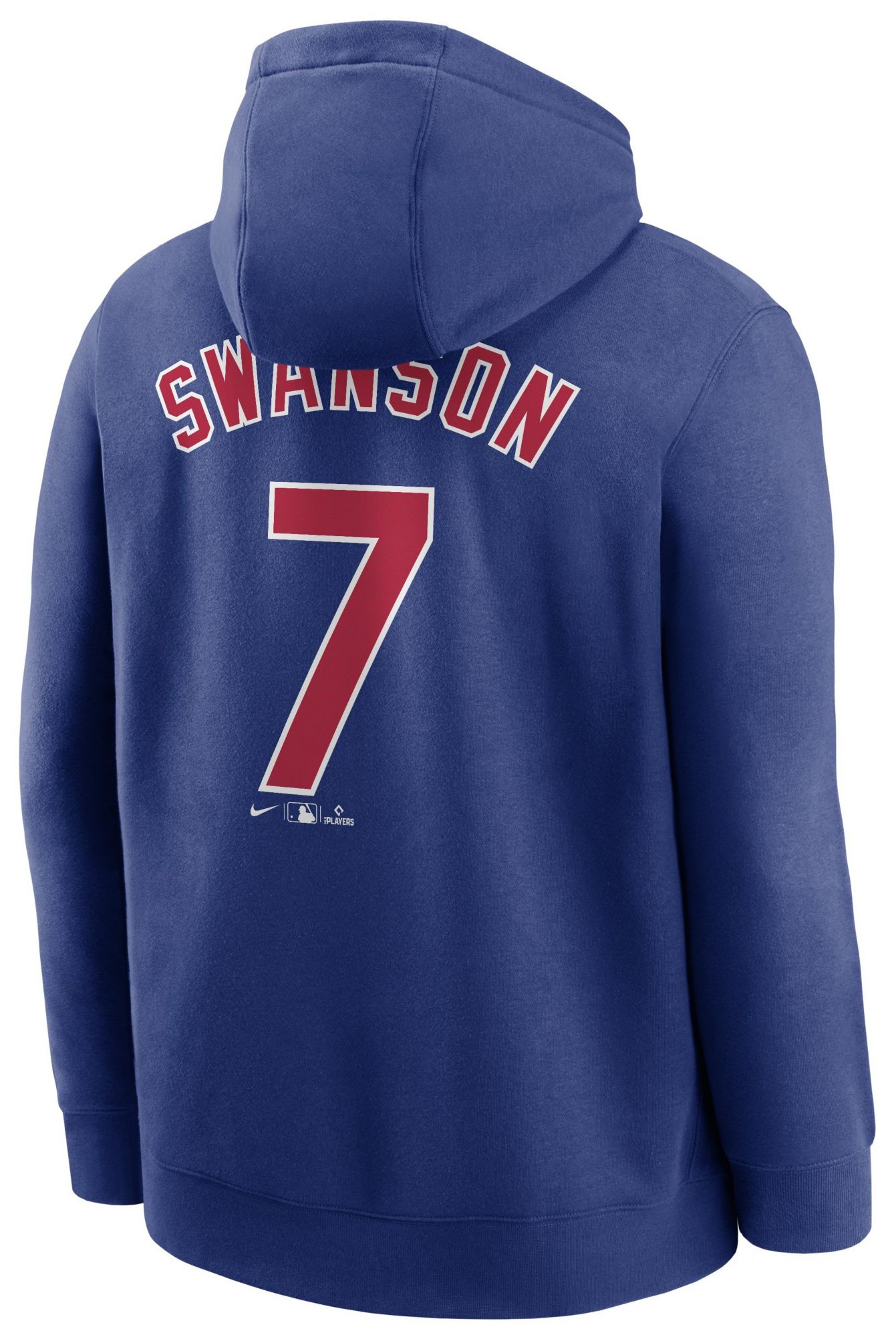 Nike Men's Chicago Cubs Blue Dansby Swanson #7 Hoodie product image