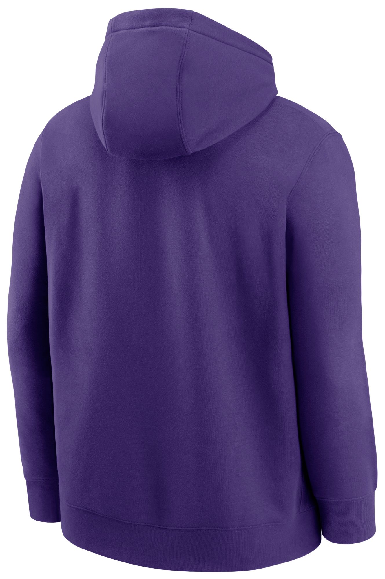 Nike Men's LSU Tigers Court Purple Club Fleece Tackle Twill Hoodie product image