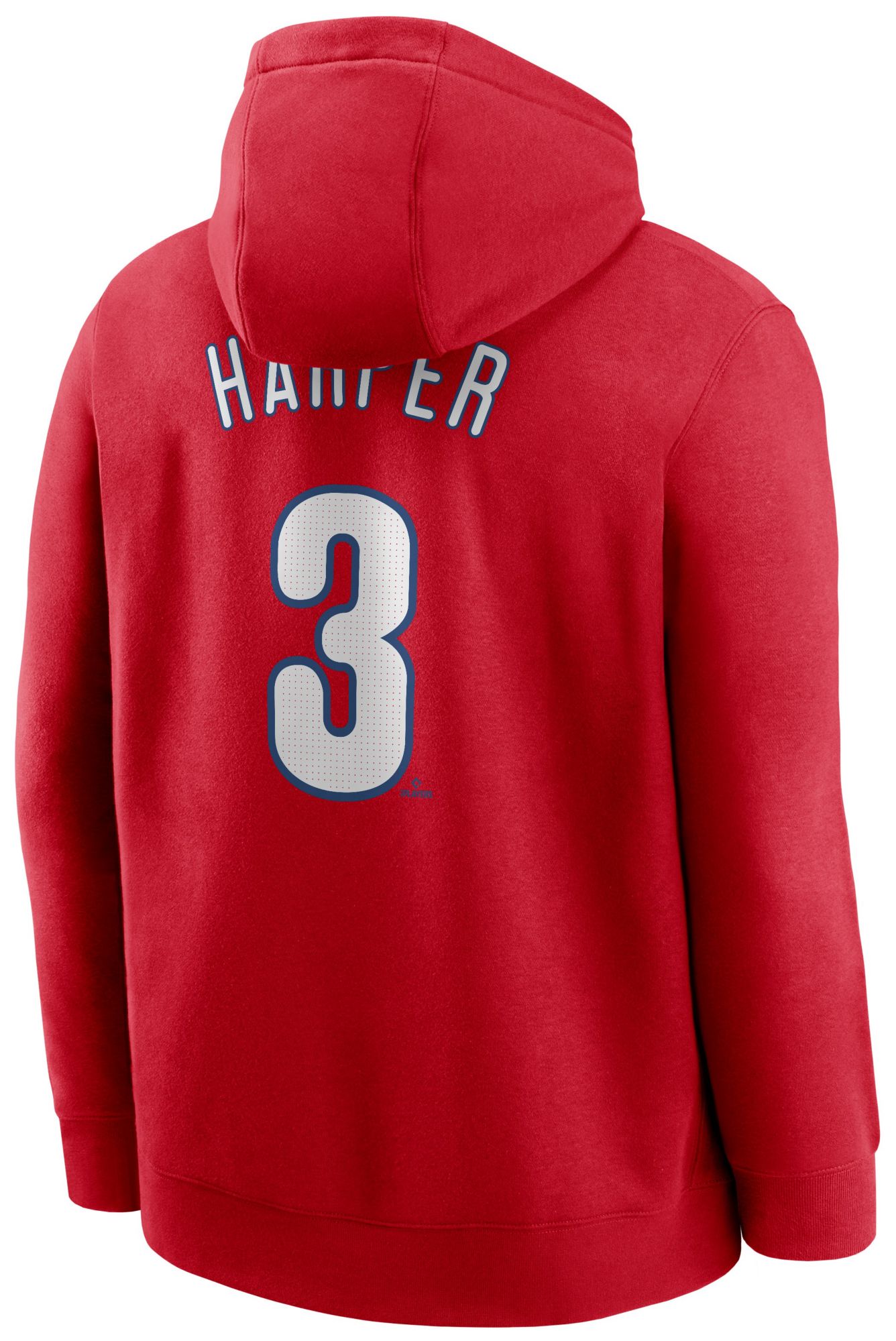 Nike Men's Philadelphia Phillies Bryce Harper #3 Red Pullover Hoodie product image