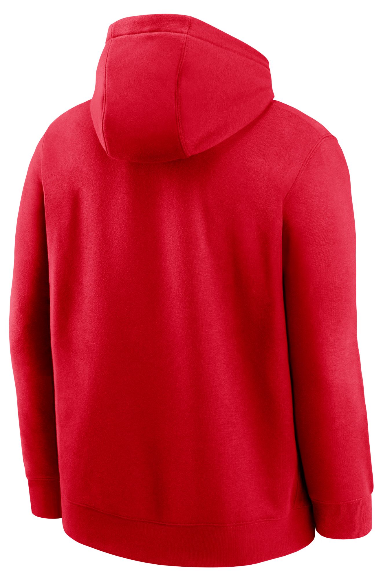 Nike Men's Georgia Bulldogs Red Club Fleece Retro Double-Hit Pullover Hoodie product image