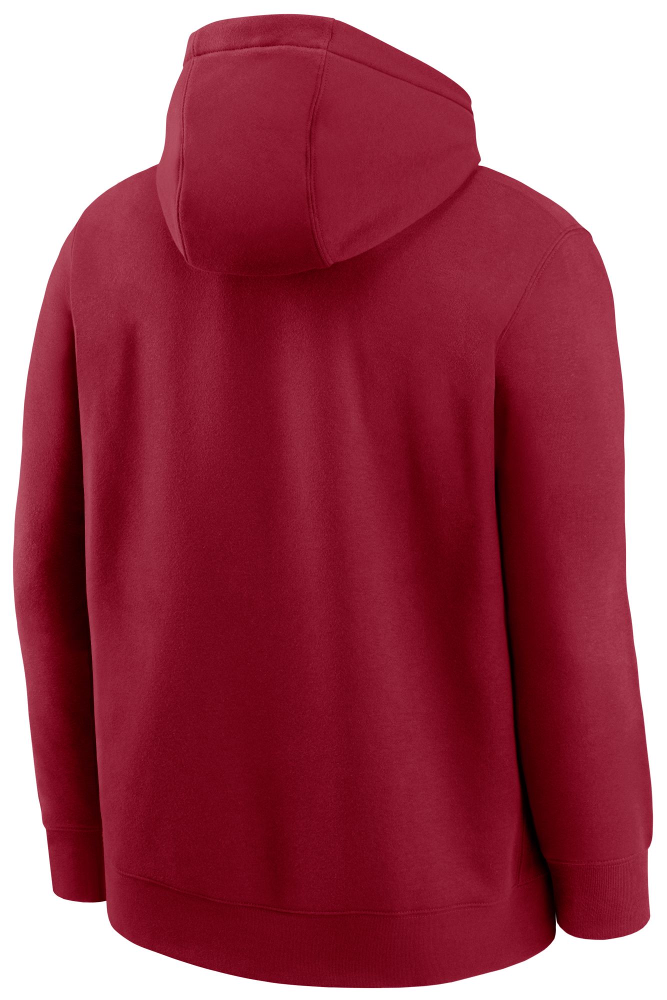 Nike Men's Alabama Crimson Tide Team Crimson Club Fleece Tackle Twill Hoodie product image