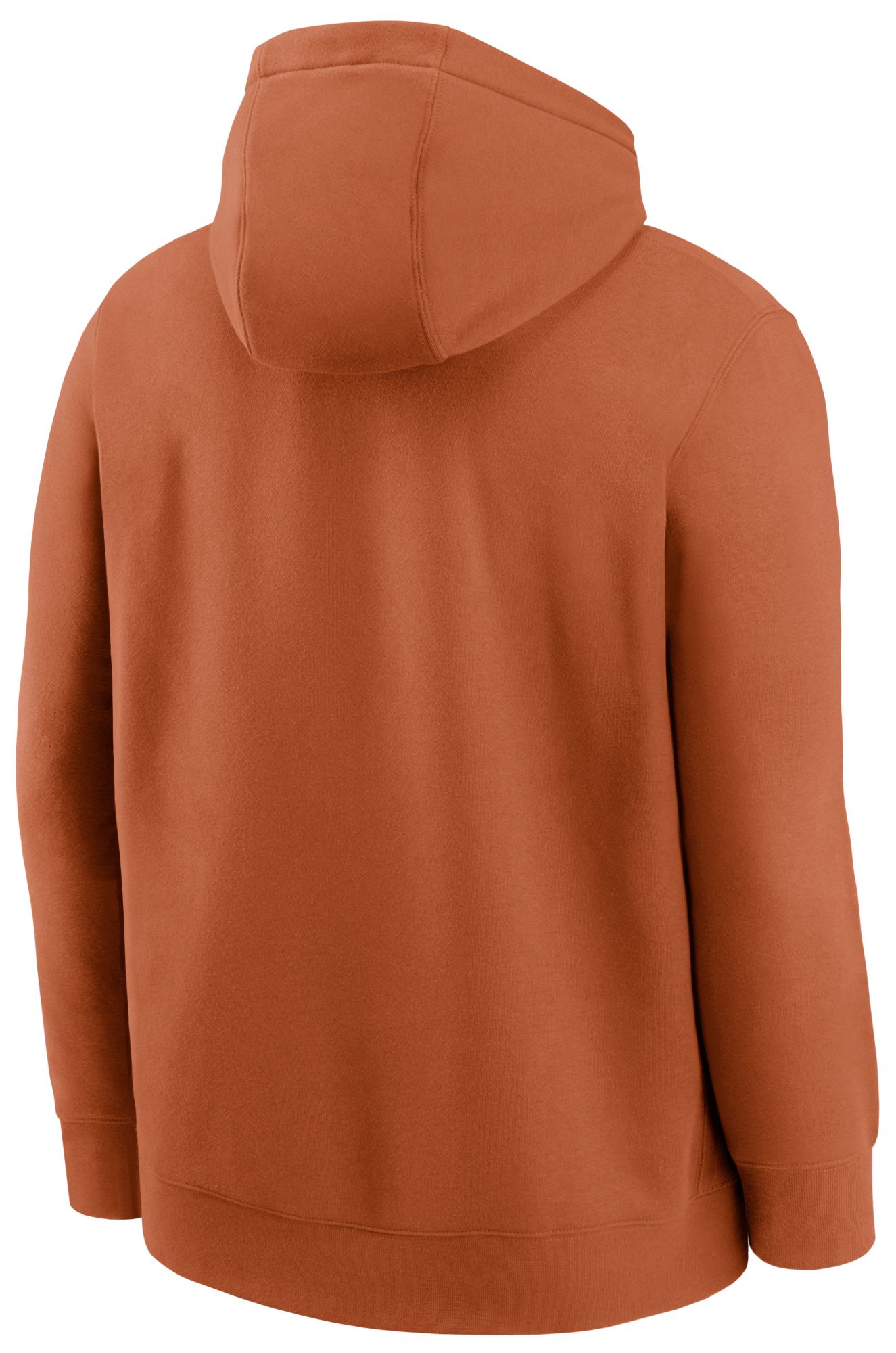 Nike Men's Texas Longhorns Desert Orange Club Fleece Tackle Twill Hoodie product image