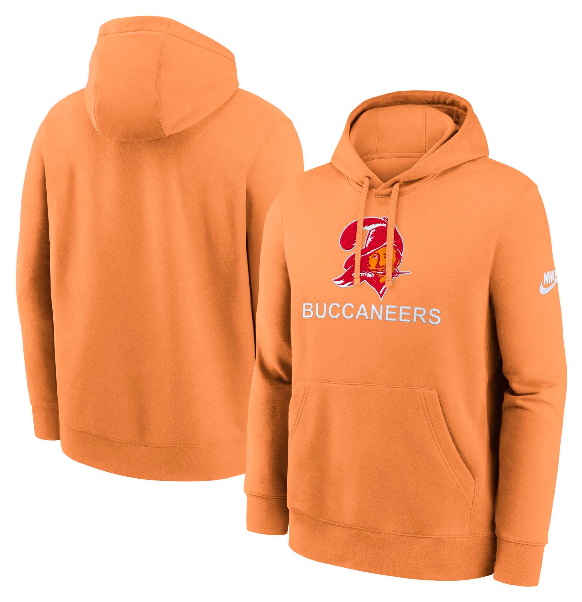 Nike Men's Tampa Bay Buccaneers Sport Orange Rewind Club Fleece Hoodie product image