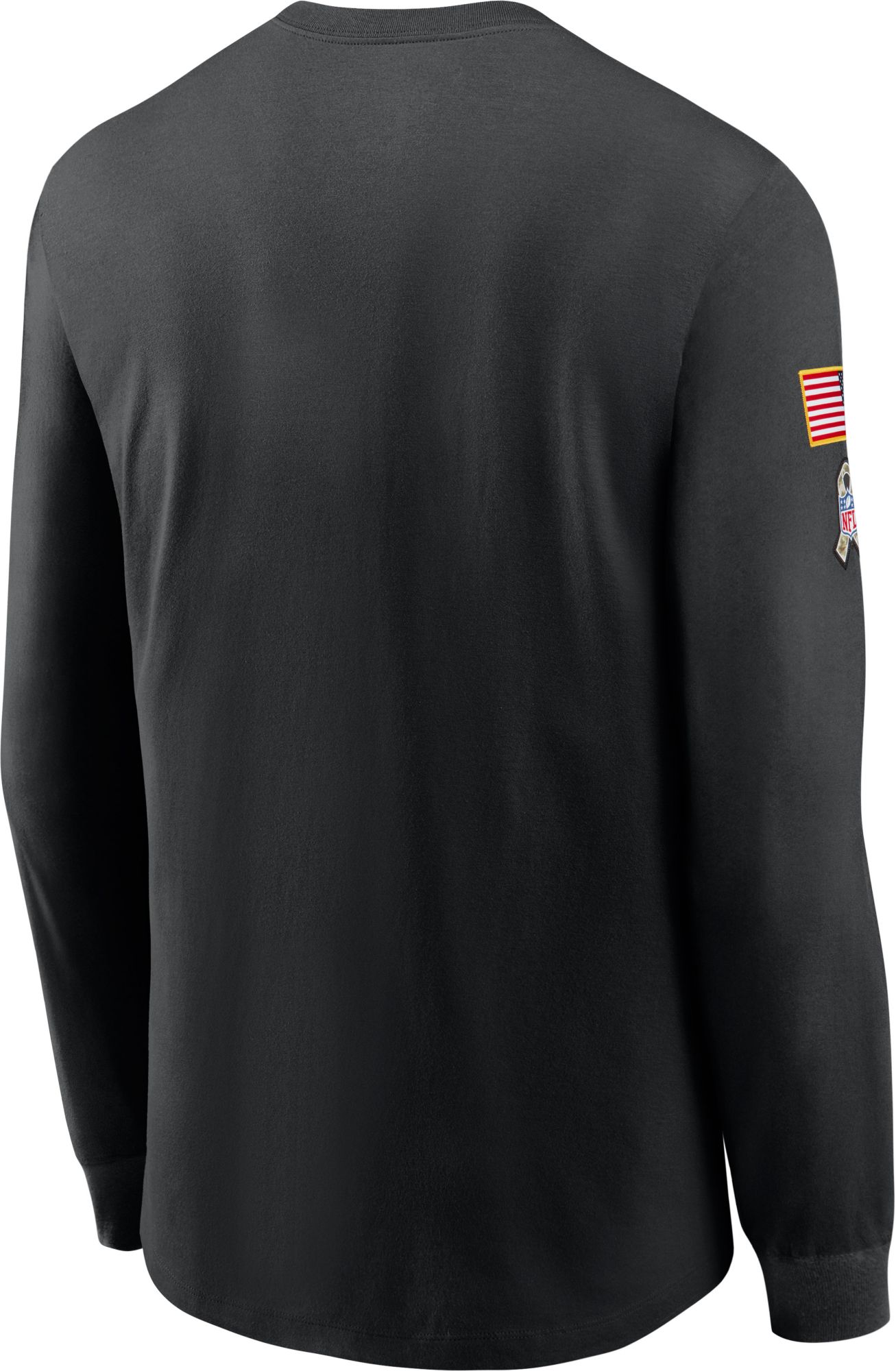 Nike Men's Salute to Service New England Patriots Black Long Sleeve T-Shirt product image