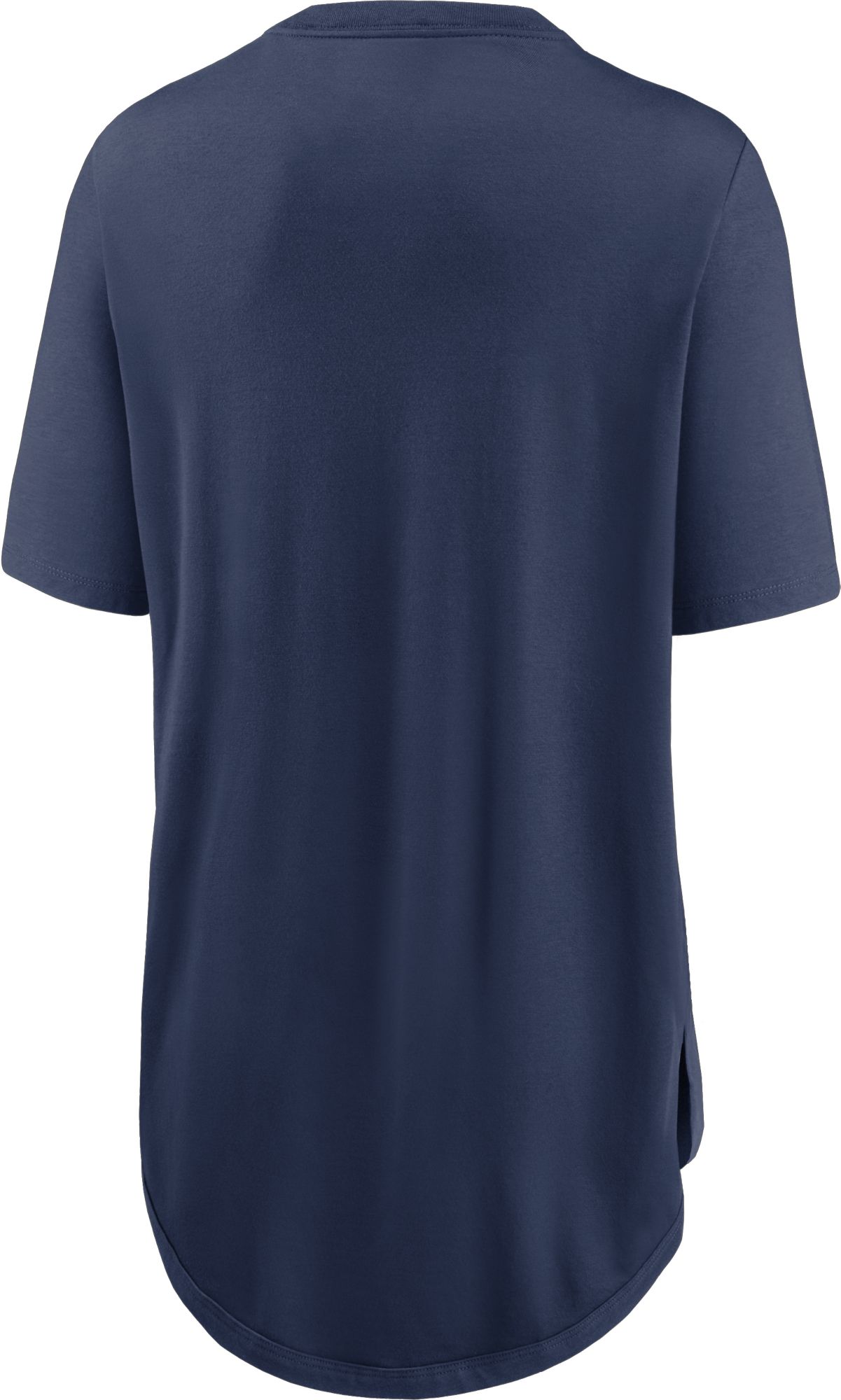 Nike Women's Cleveland Indians Navy Longline Logo T-Shirt product image