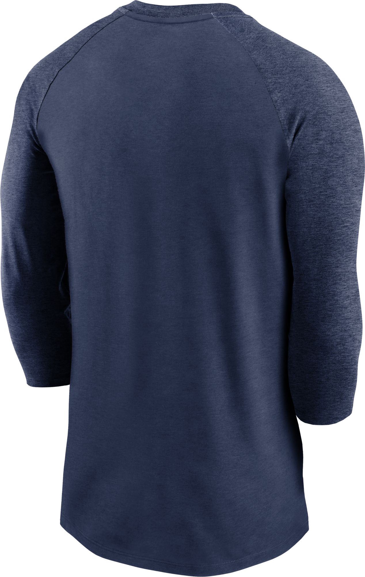 Nike Men's Atlanta Braves Navy Local Raglan Three-Quarter Sleeve Shirt product image