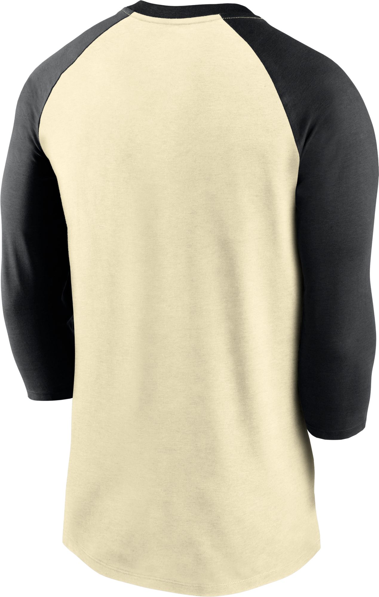 Nike Men's Pittsburgh Pirates Cream Cooperstown Raglan Three-Quarter Sleeve Shirt product image