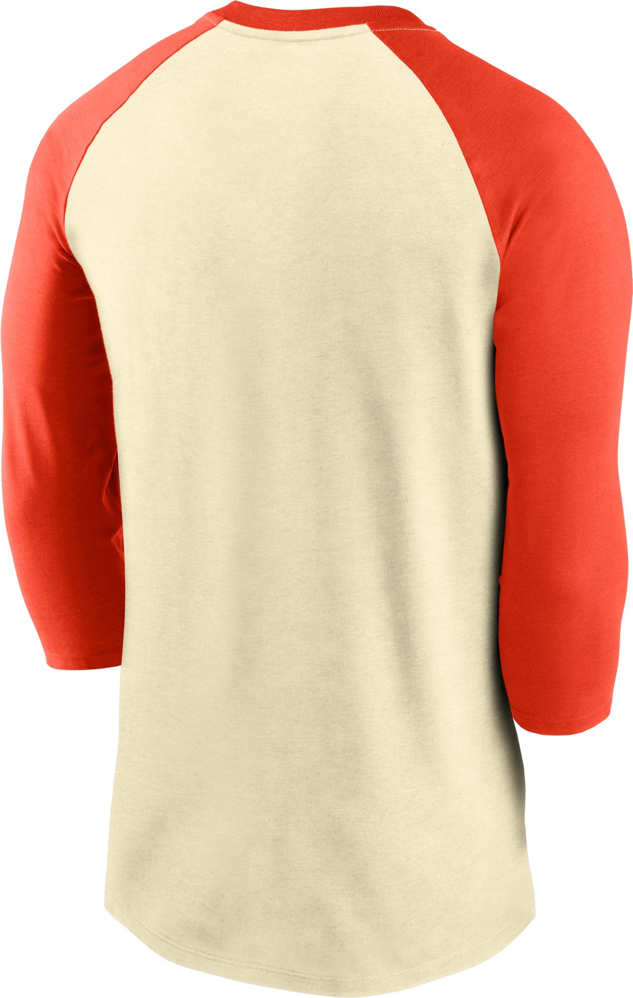 Nike Men's San Francisco Giants Cream Cooperstown Raglan Three-Quarter Sleeve Shirt product image