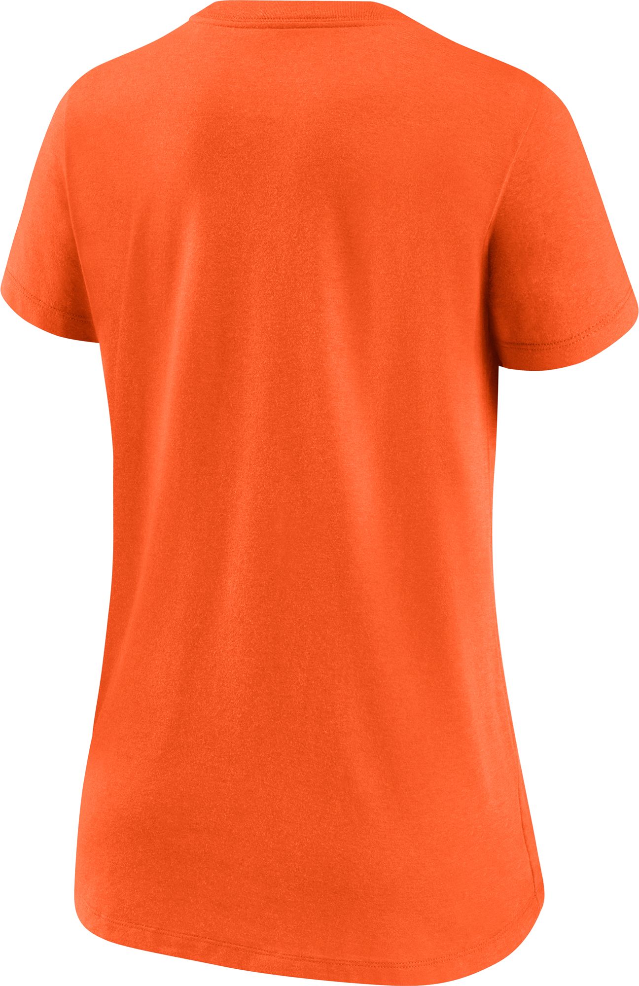 Nike Women's Denver Broncos Slant Orange V-Neck T-Shirt product image
