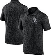 Nike Men's Colorado Rockies Black Next Level Polo T-Shirt product image