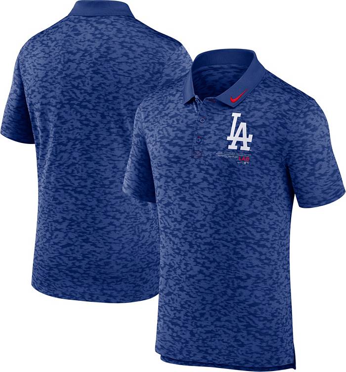 Los Angeles Dodgers City Connect Performance Button Front / Performance Fabric Blue / S by Reyn Spooner