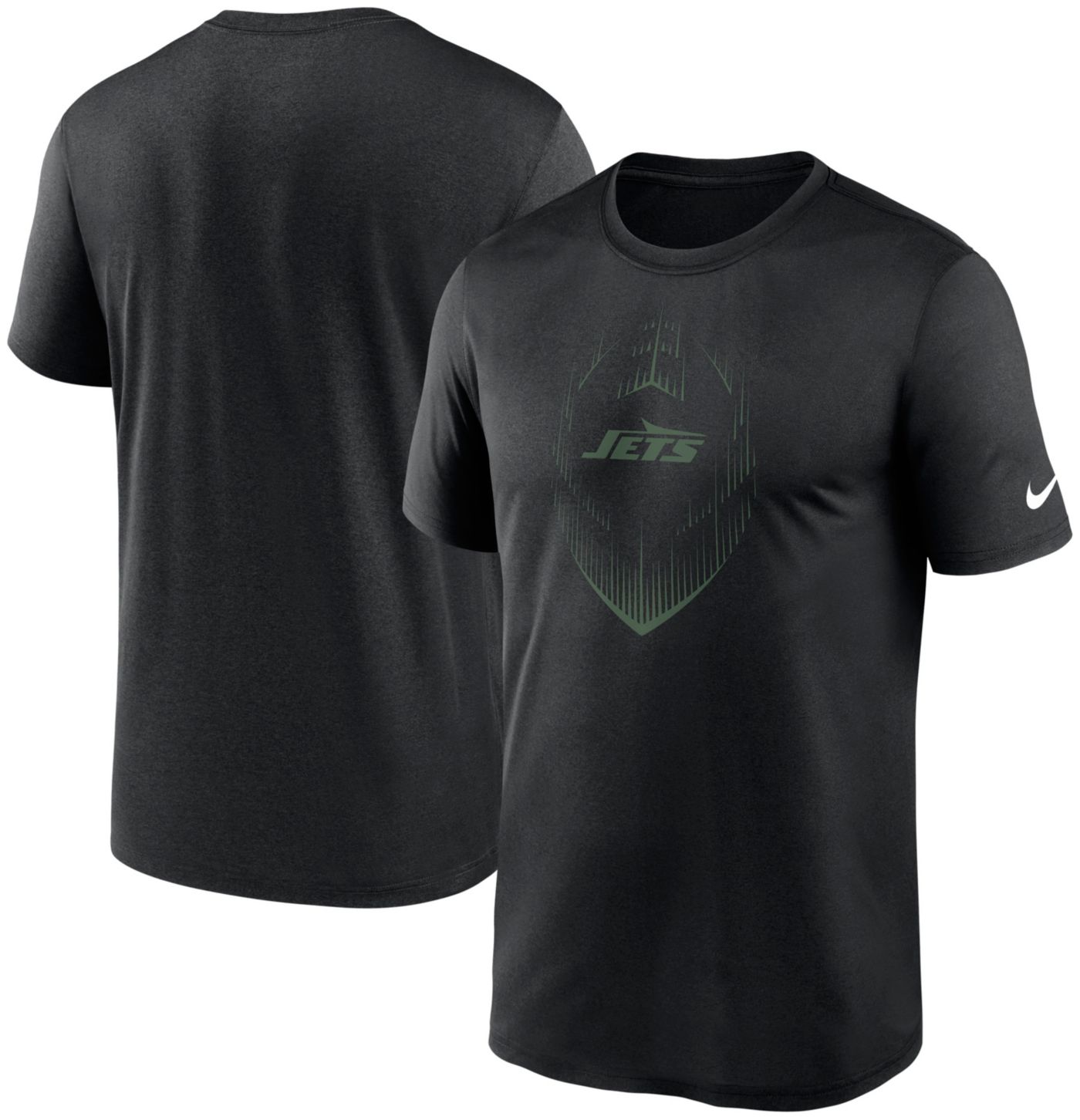 Nike Men s New York Jets Legend Icon Black T Shirt