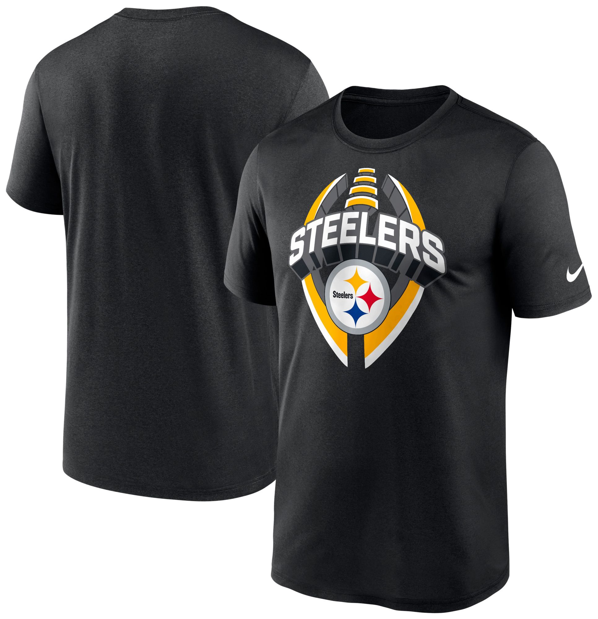 Nike Men's Pittsburgh Steelers Black Legend Icon T-Shirt product image