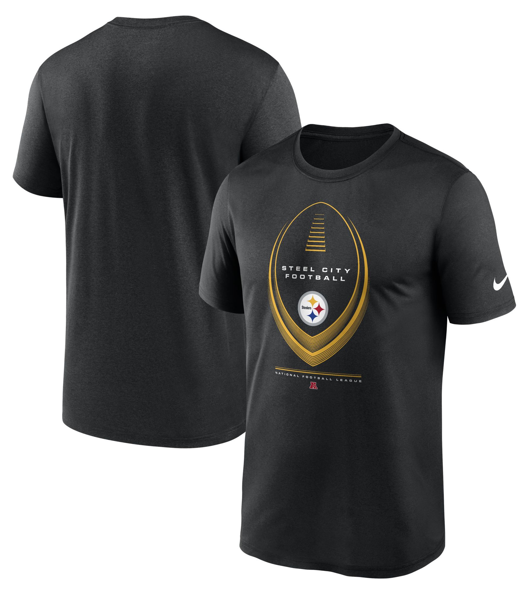 Nike Men's Pittsburgh Steelers Black Legend Icon T-Shirt product image