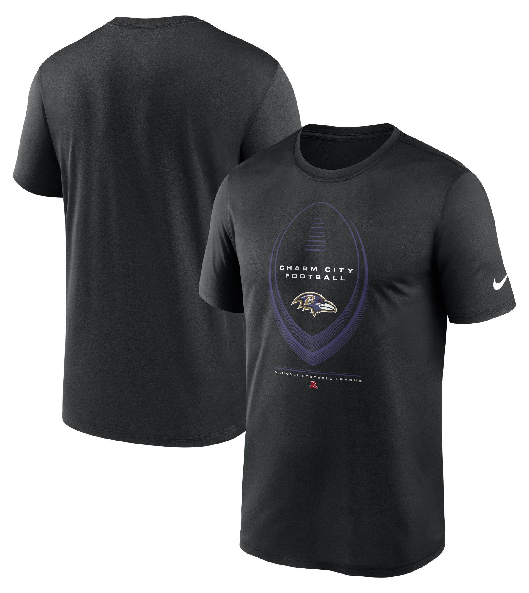 Nike Men's Baltimore Ravens Black Legend Icon T-Shirt product image