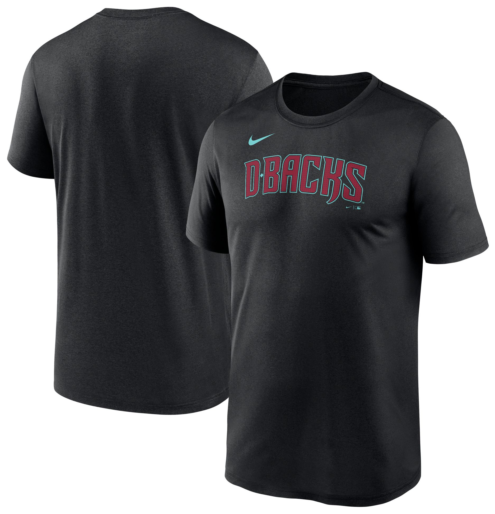 Nike Adult Arizona Diamondbacks Wordmark Legend Black T-Shirt product image