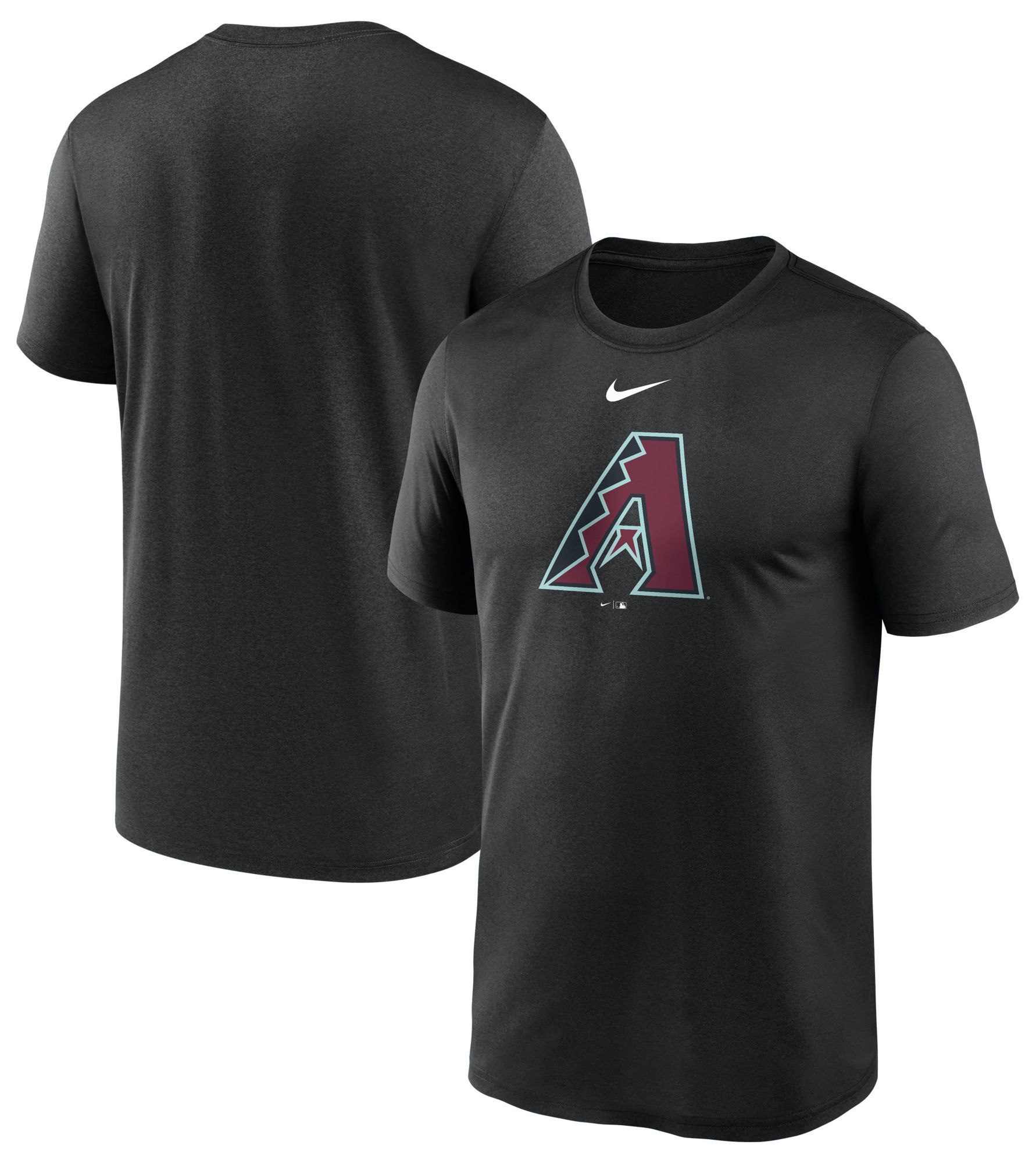 Nike Men's Arizona Diamondbacks Black Logo Legend T-Shirt product image