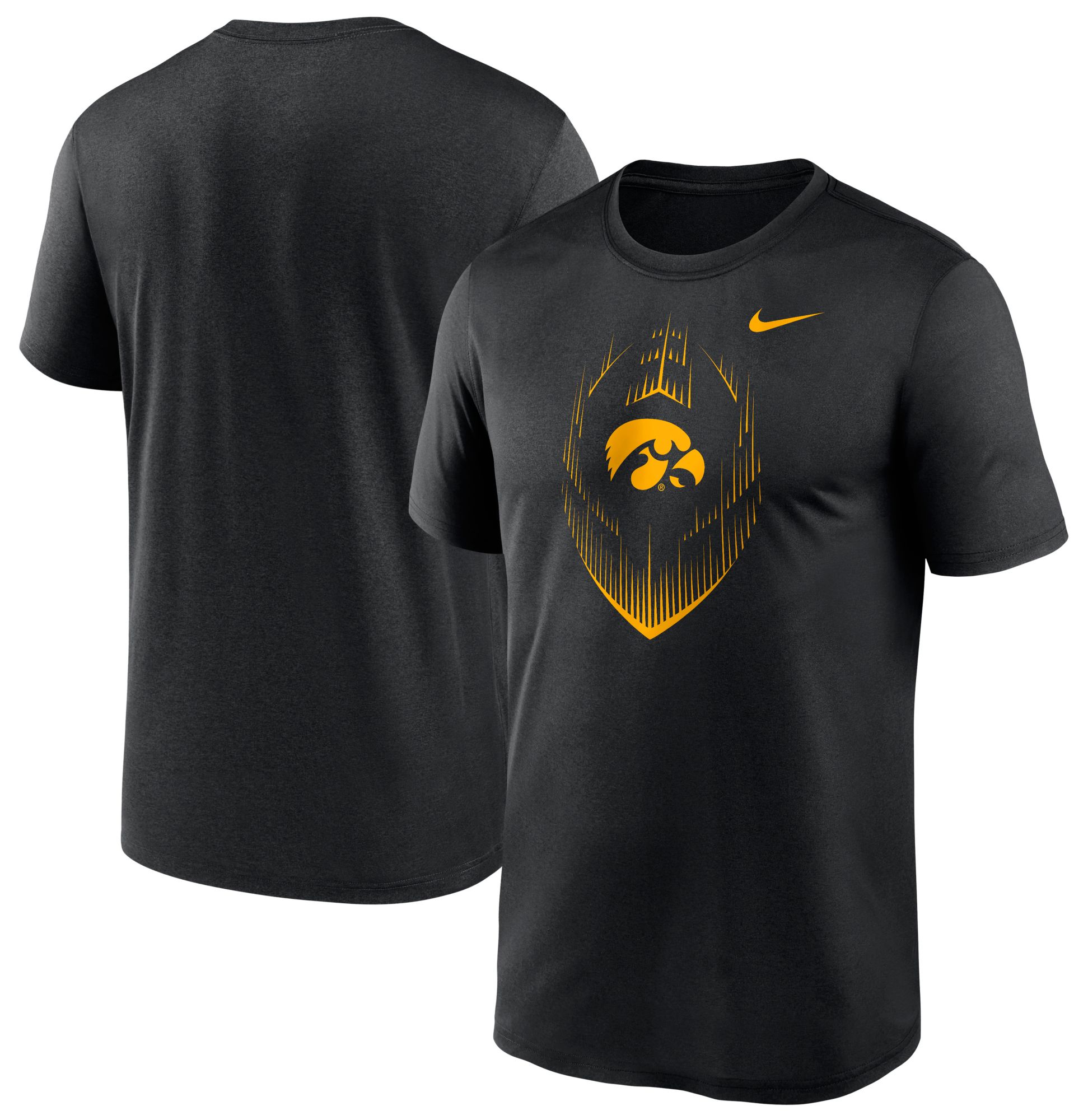 Nike Men's Iowa Hawkeyes Black Dri-FIT Legend Icon T-Shirt product image