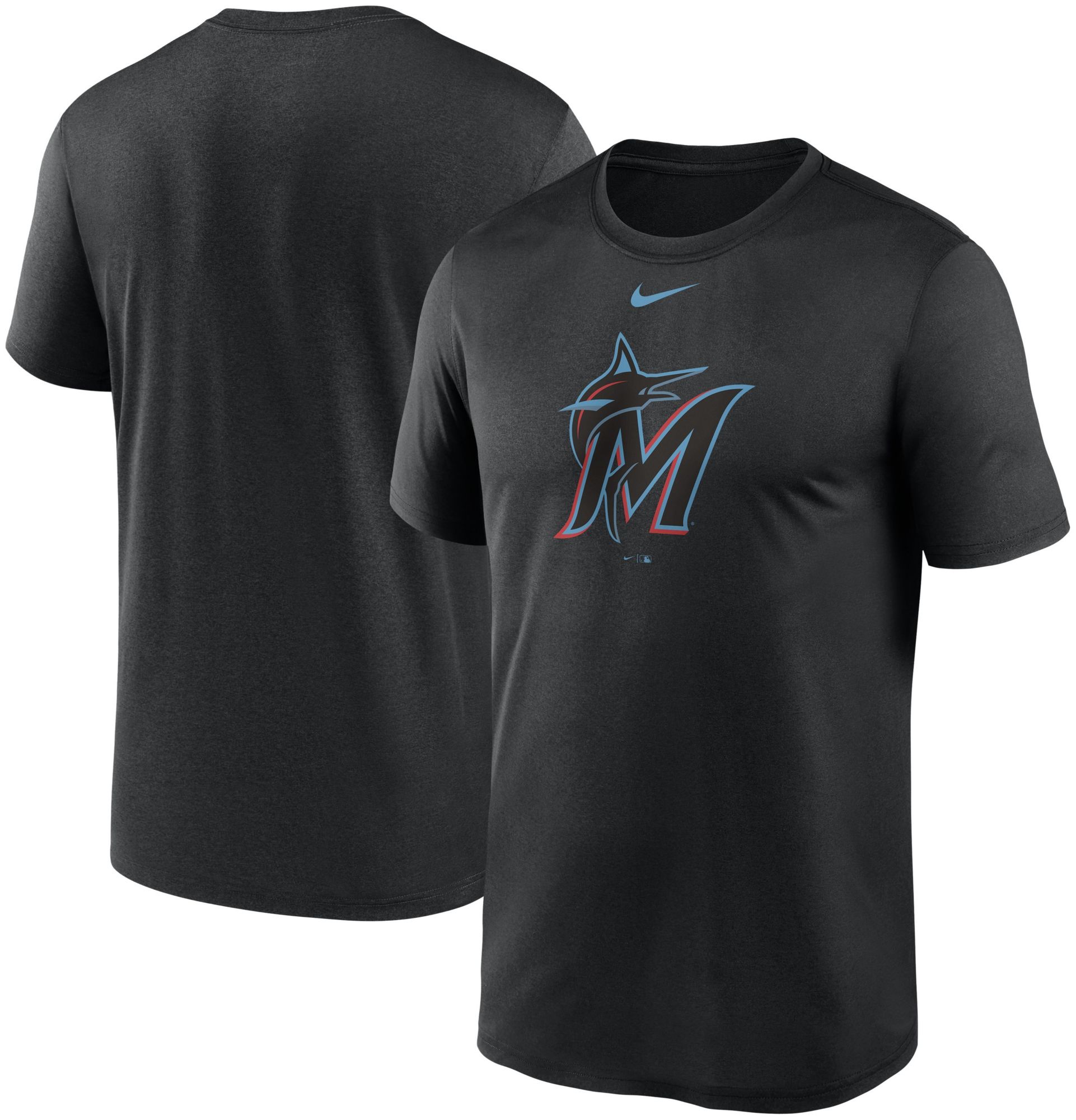 Nike Men's Miami Marlins Black Legend Logo T-Shirt product image