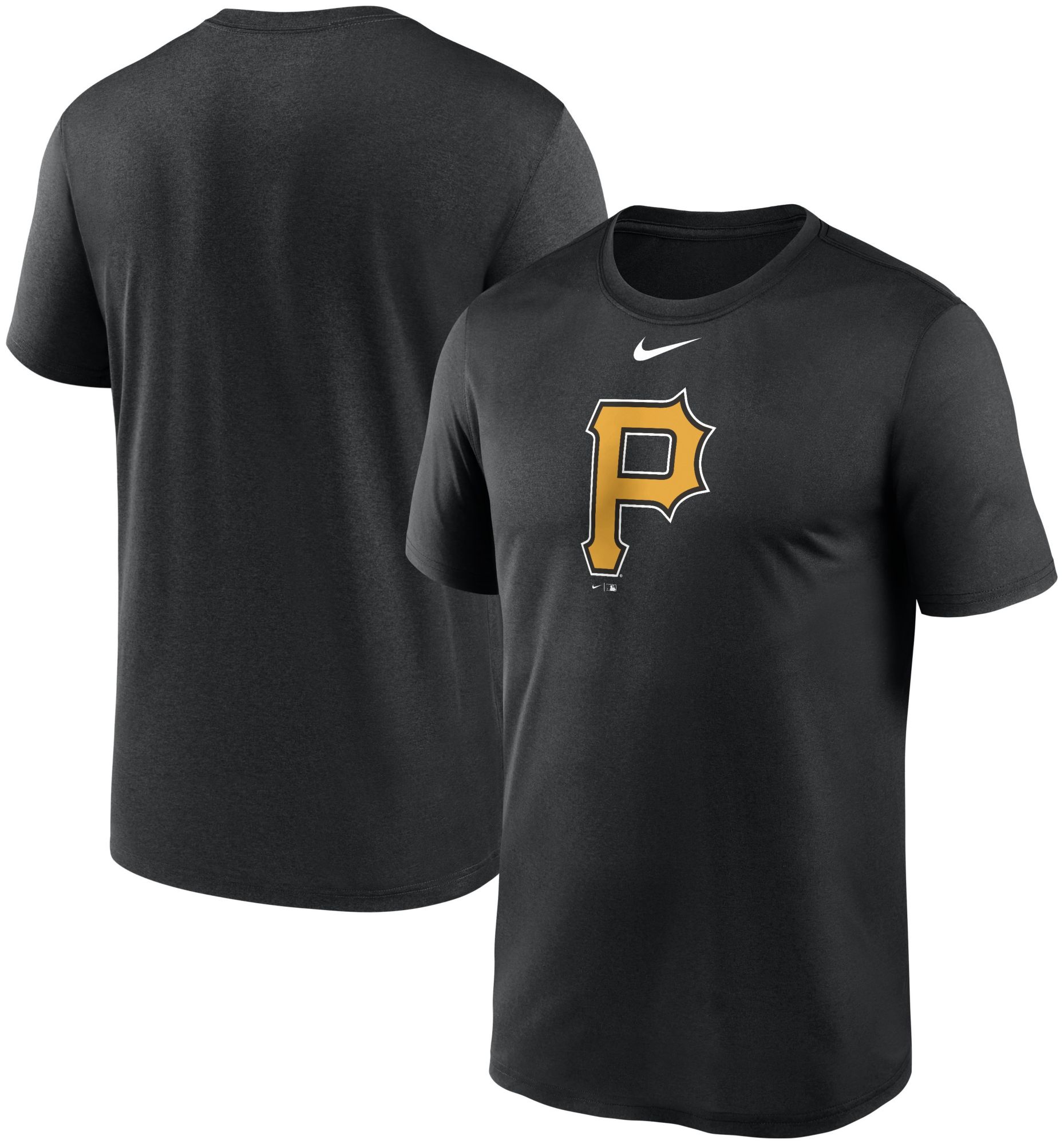 Nike Men's Pittsburgh Pirates Black Logo Legend T-Shirt product image