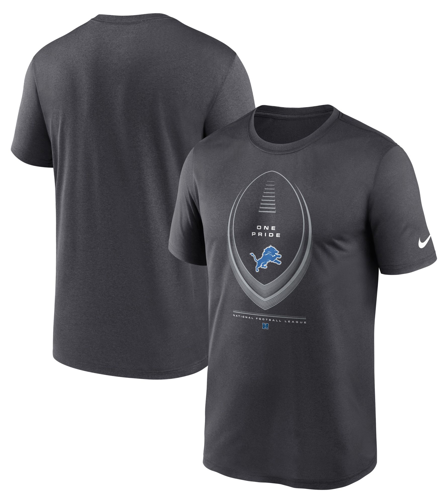 Nike Men's Detroit Lions Anthracite Legend Icon T-Shirt product image