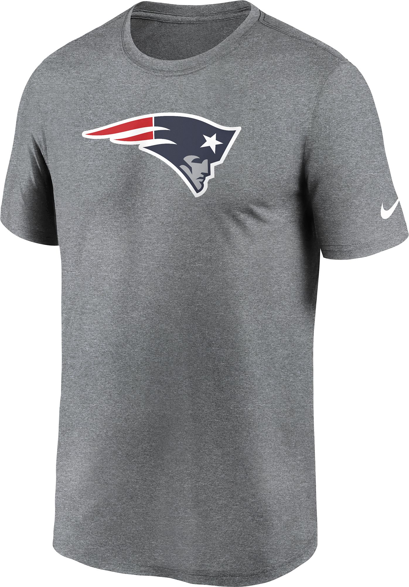 Nike Men's New England Patriots Legend Logo Heather Grey T-Shirt product image