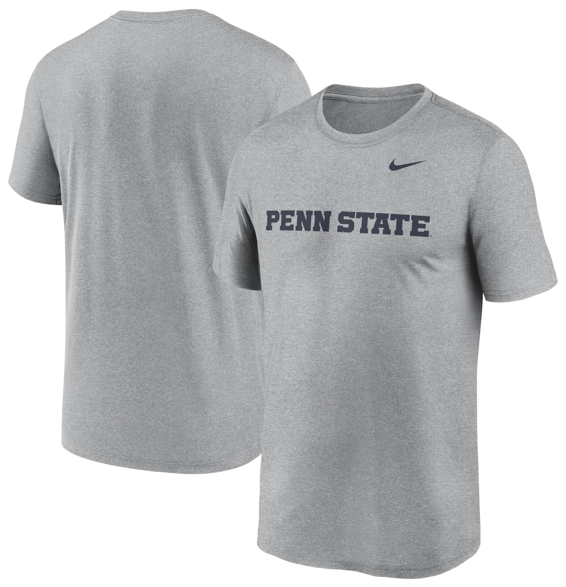 Nike Men's Penn State Nittany Lions Dark Grey Heather Dri-FIT Legend Wordmark T-Shirt product image