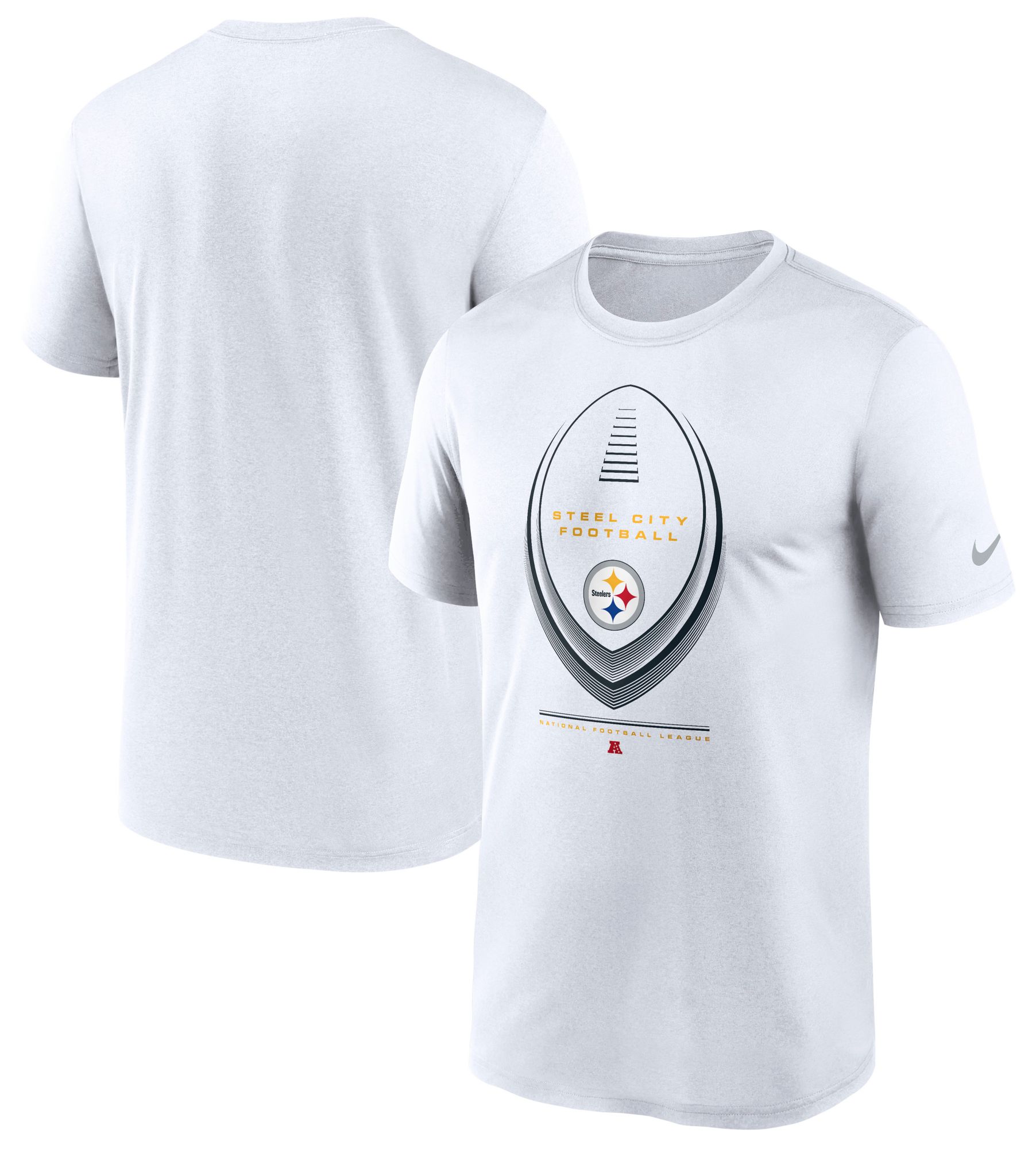 Nike Men's Pittsburgh Steelers White Icon Legend T-Shirt product image