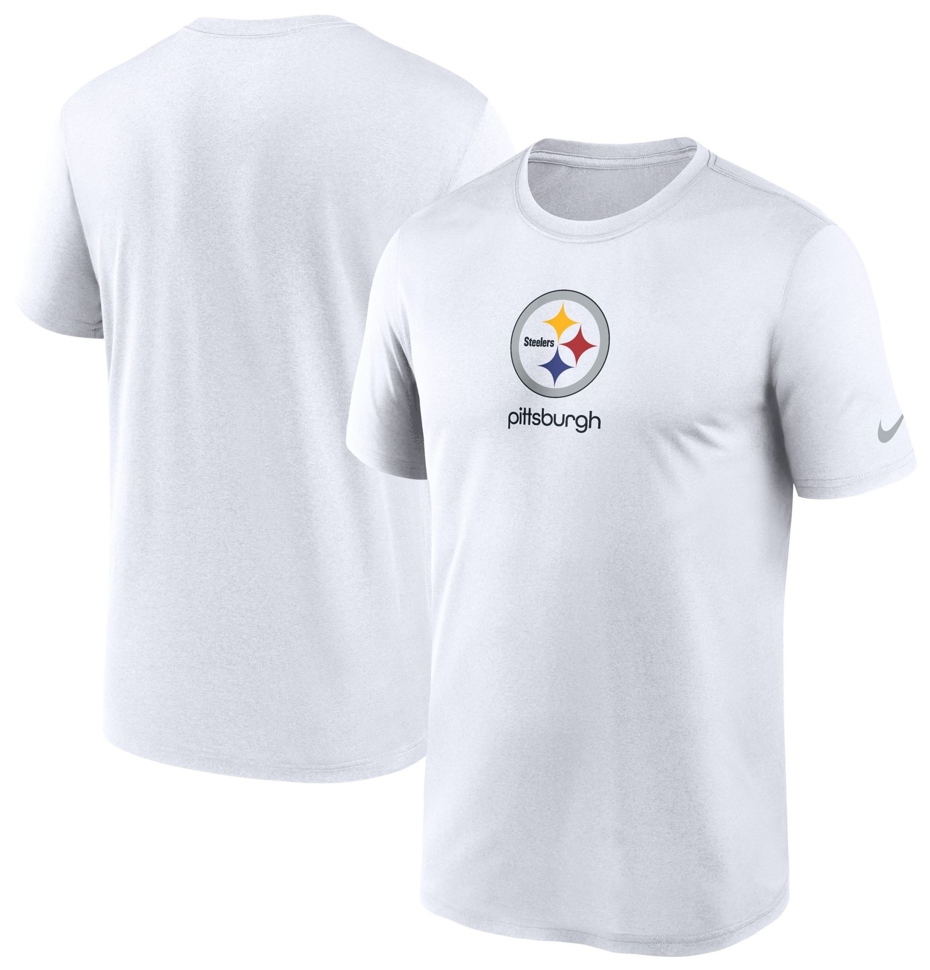 Nike Men's Pittsburgh Steelers White Legend Logo T-Shirt product image