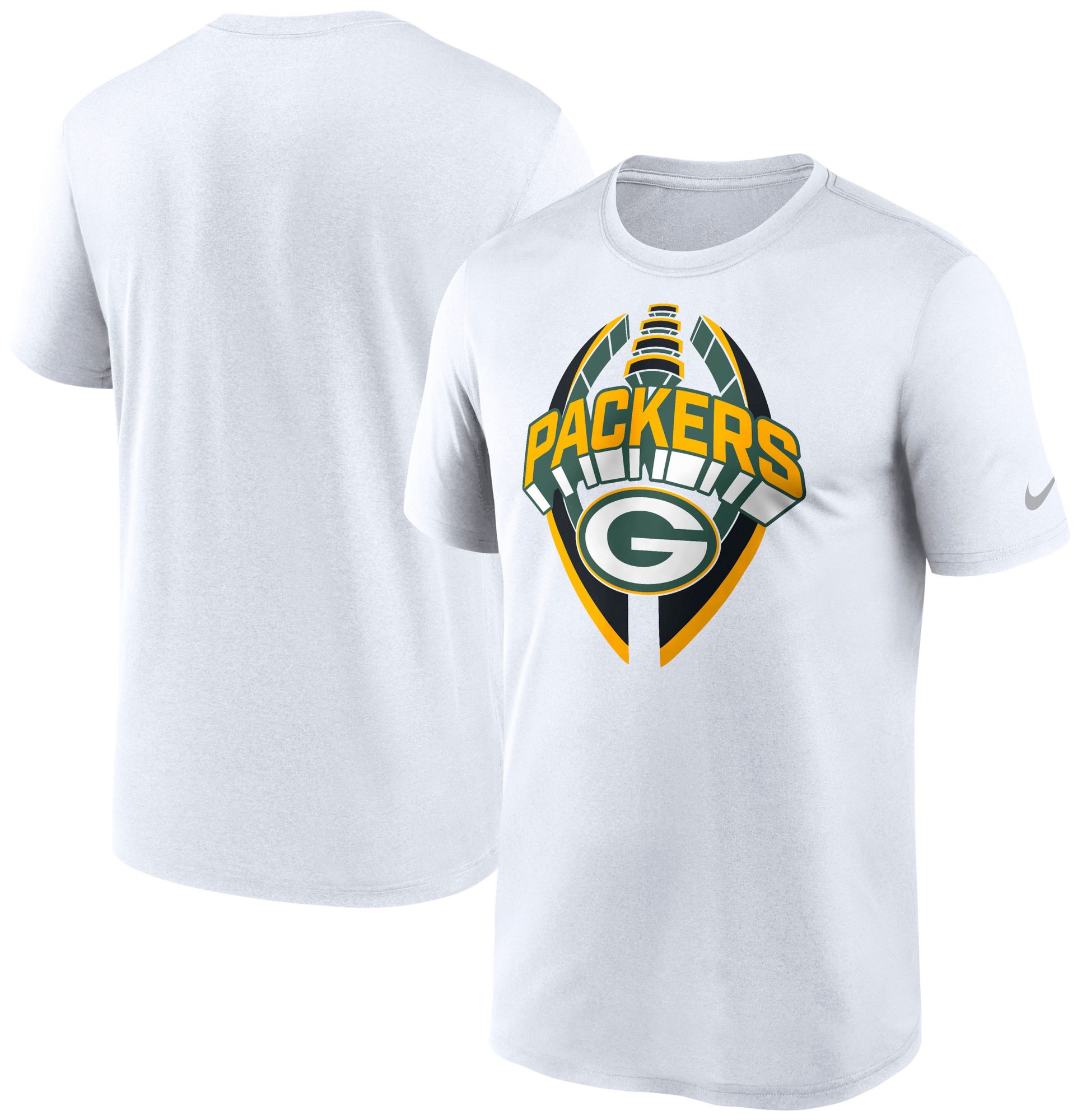 Nike Men's Green Bay Packers White Legend Icon T-Shirt product image